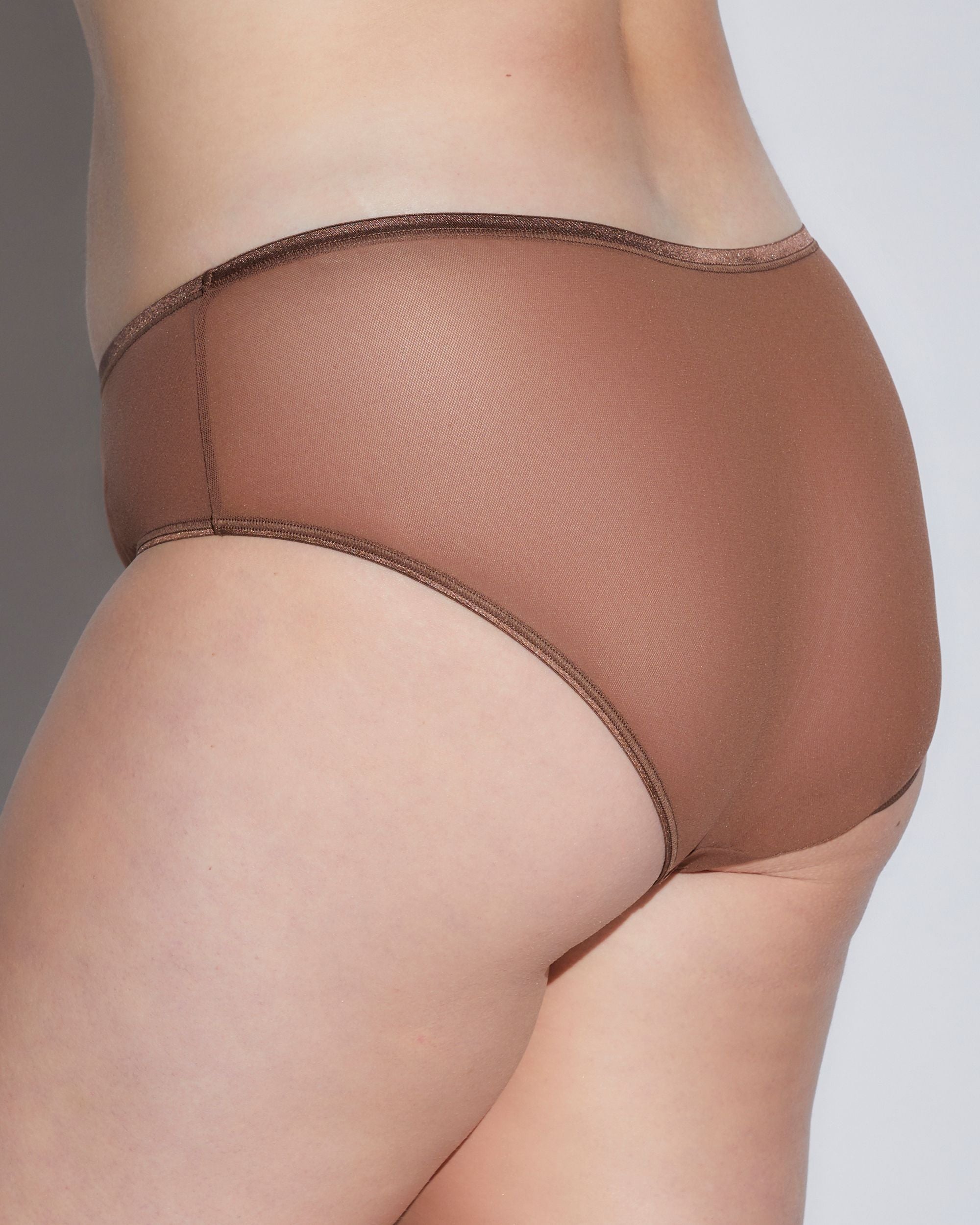 Cosabella Soire Confidence Extended Boyleg in brown