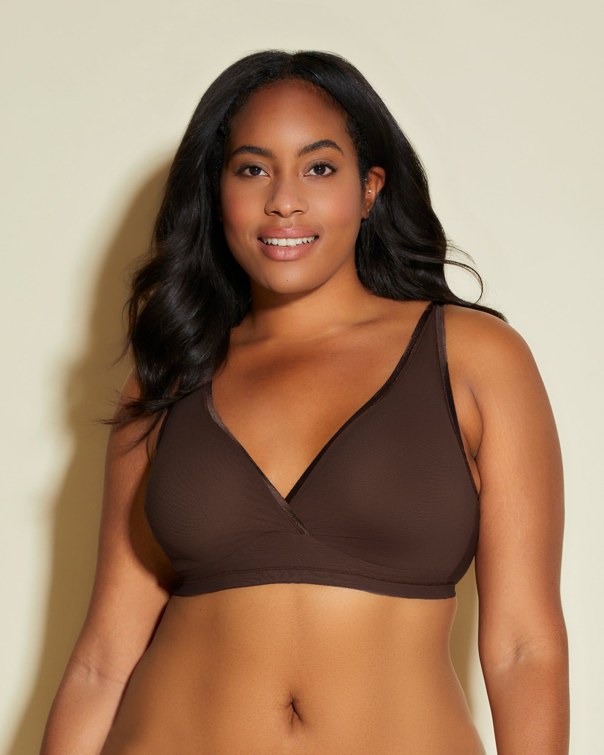 Cosabella Soire Confidence Extended Bralette in brown