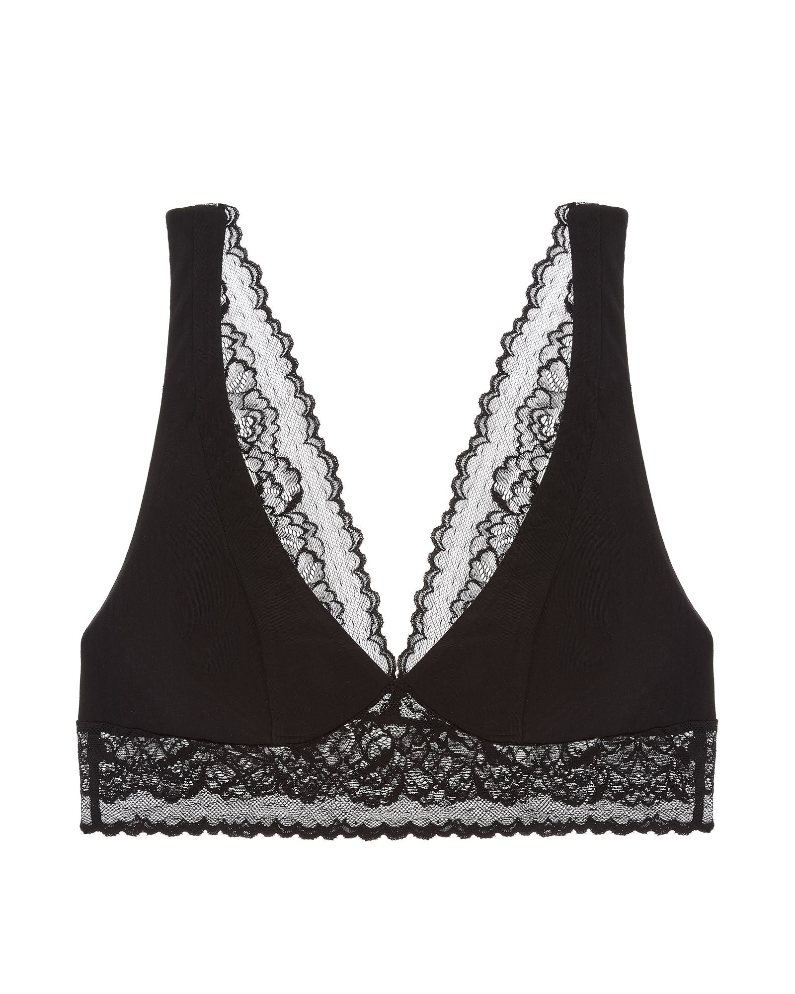 Free People Intimately FP Essential Longline Bralette in black