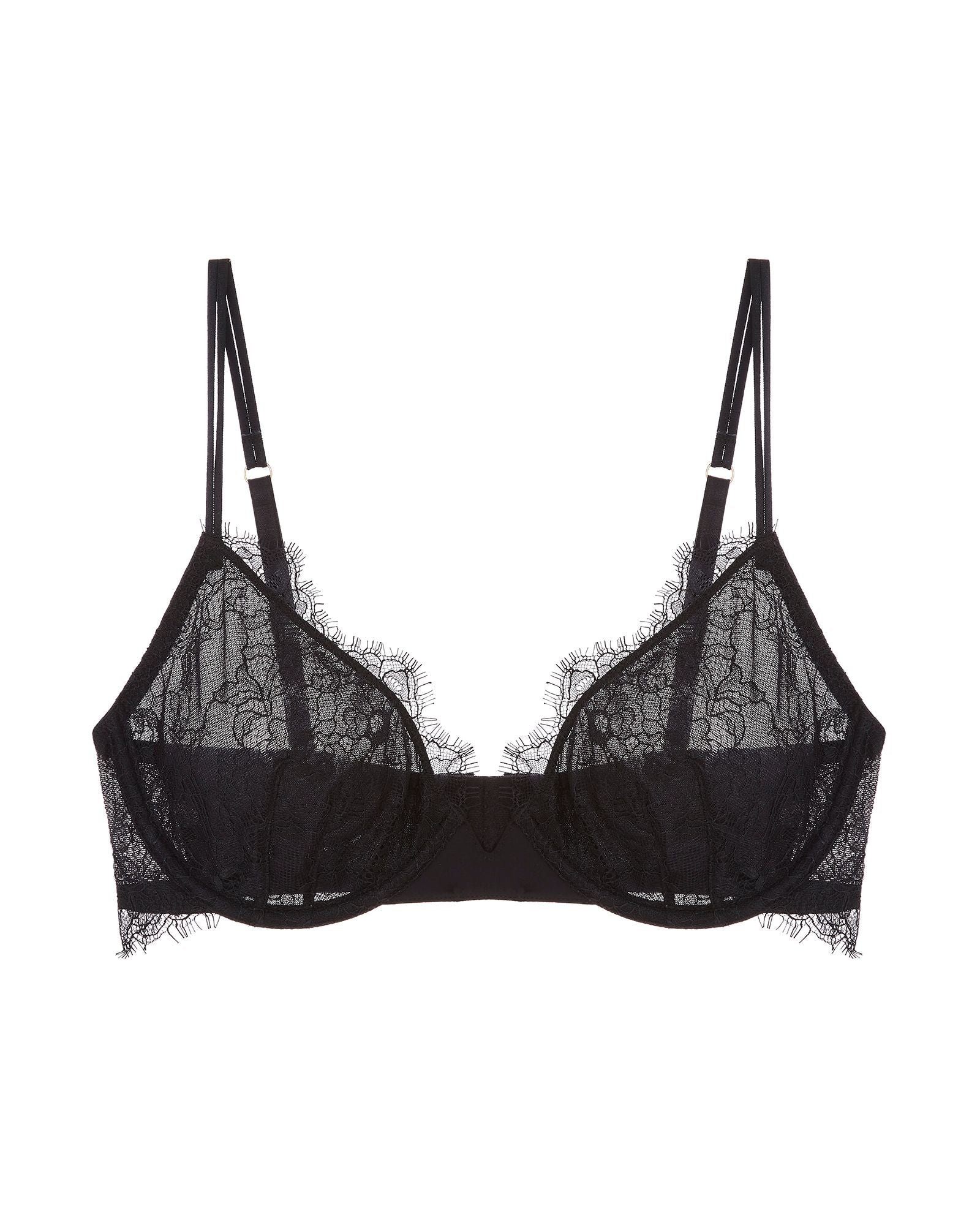 Free People Intimately FP Allure Underwire Bra in black