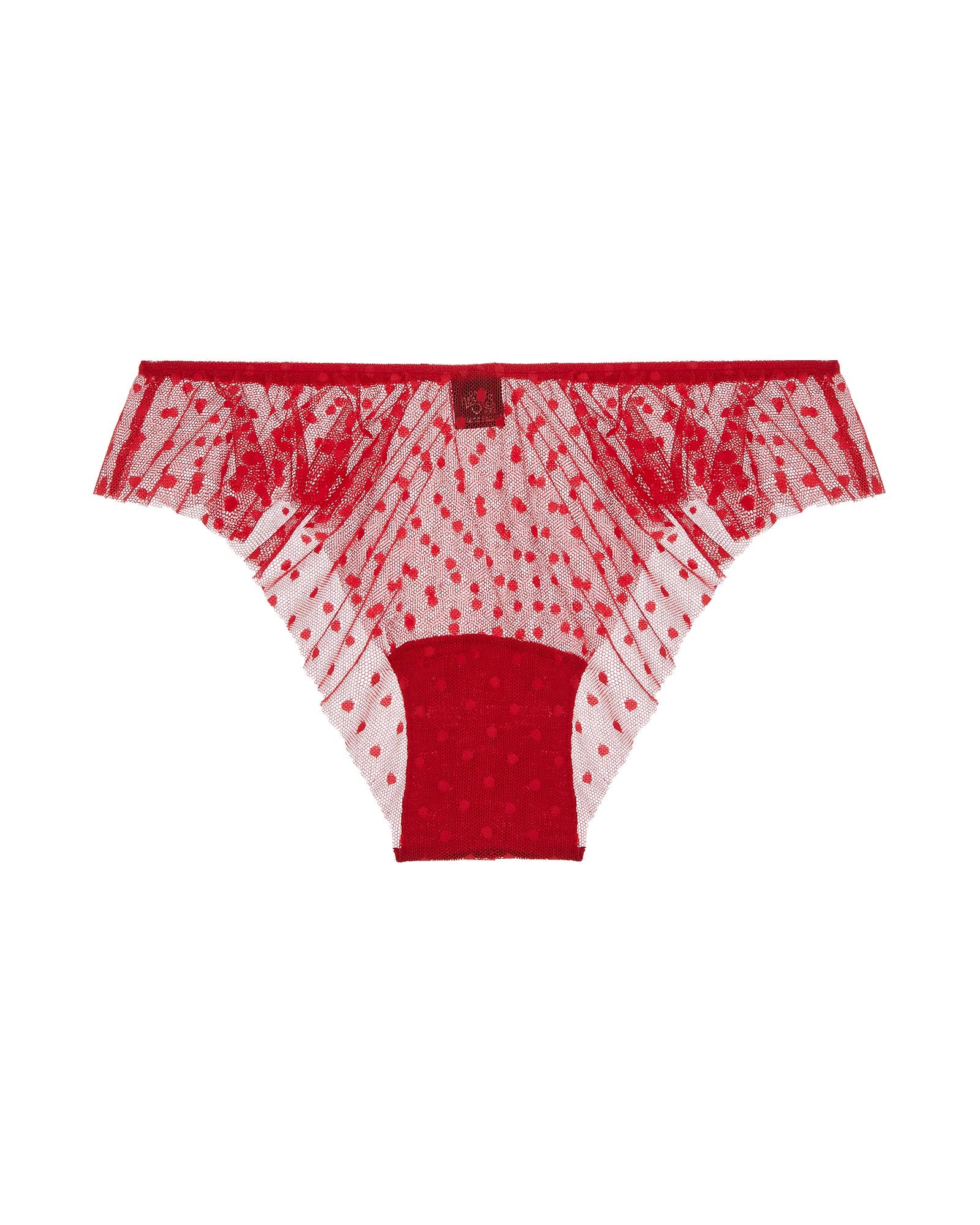 Only Hearts Coucou Lola Butterfly Brief in red