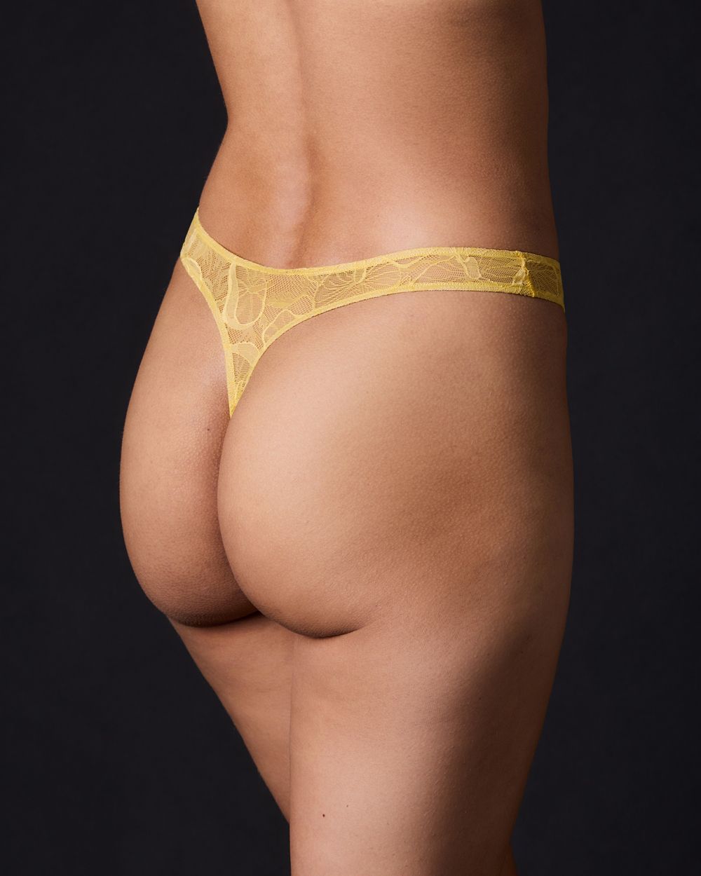 Only Hearts Go Ask Alice Thong in yellow