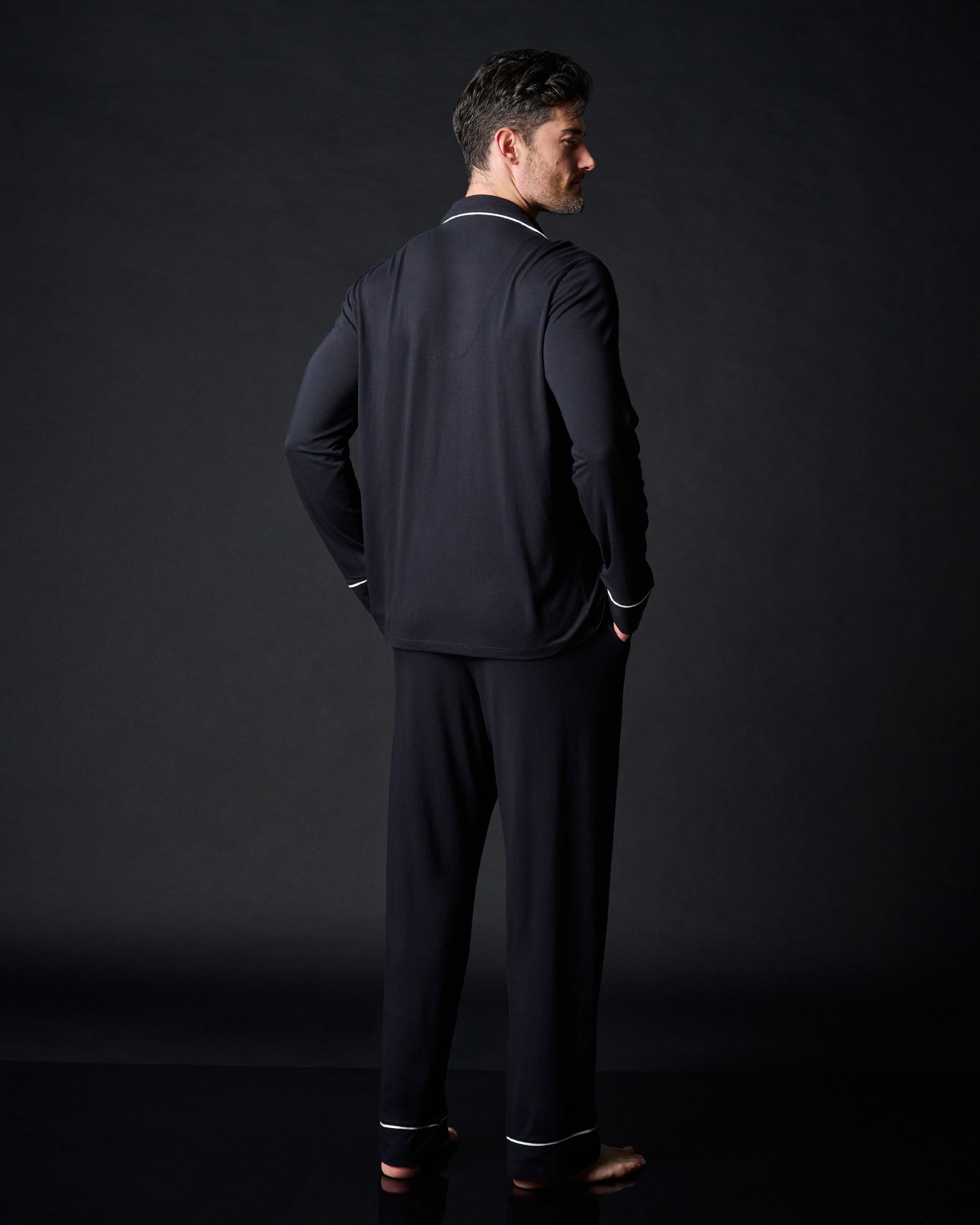 Cosabella Classic Men's PJ Set in black