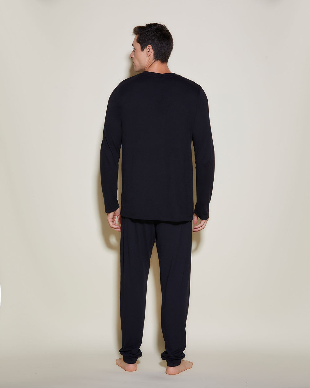 Cosabella Henley Men's PJ Set in black