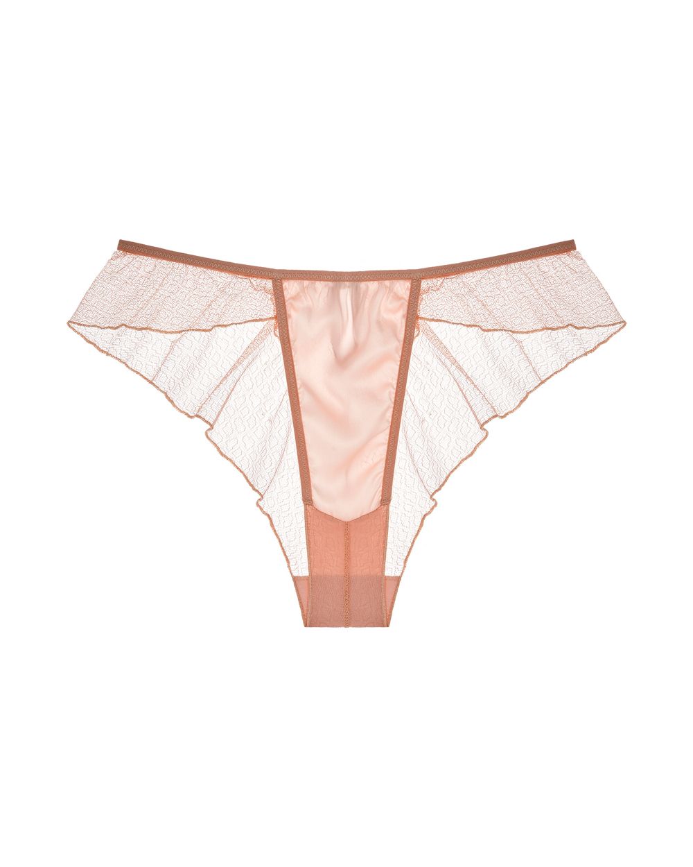 Le Petit Trou Valentin Loose Briefs with Silk in pink