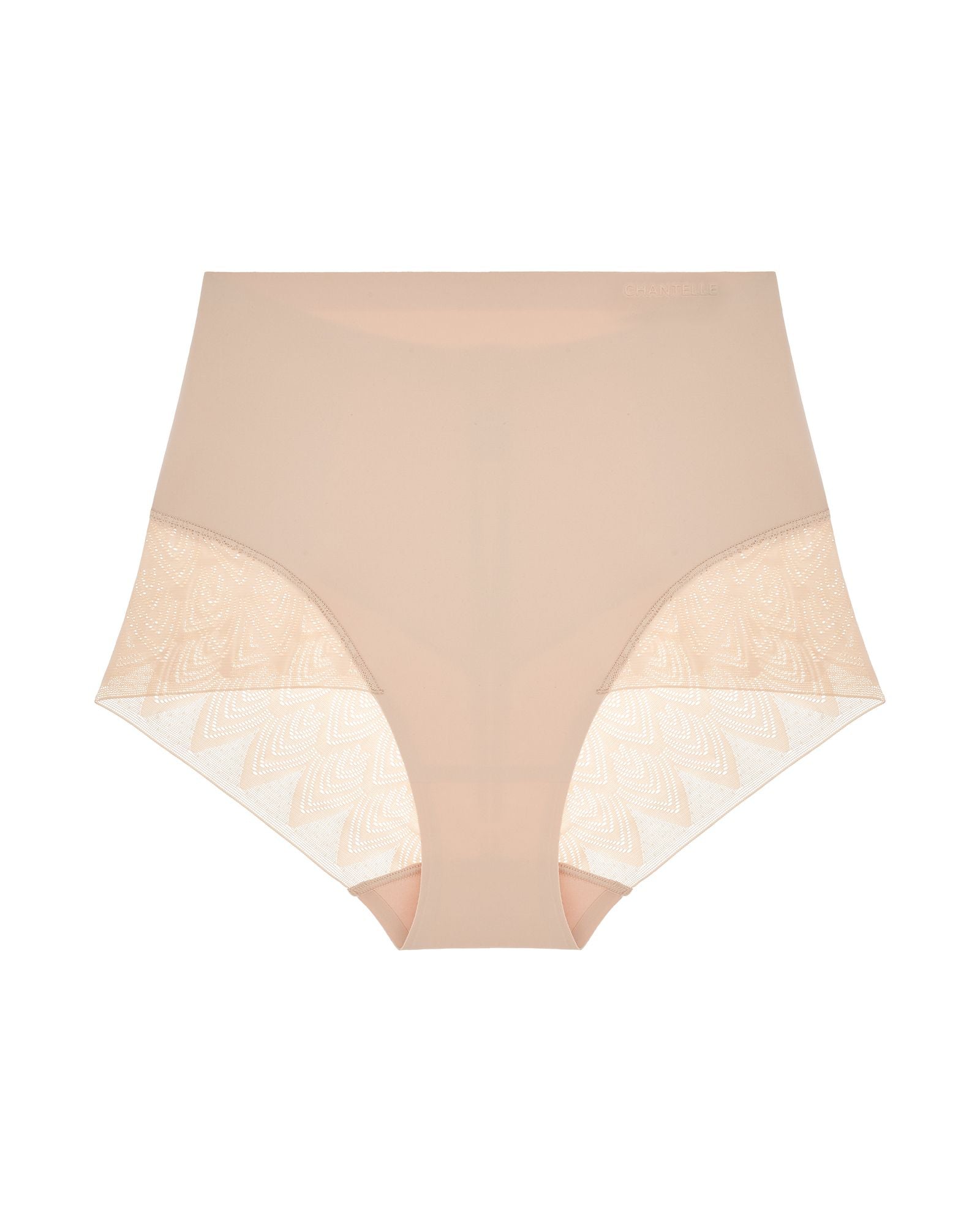 Chantelle Lace Shapewear High Waist Shaper Brief in beige