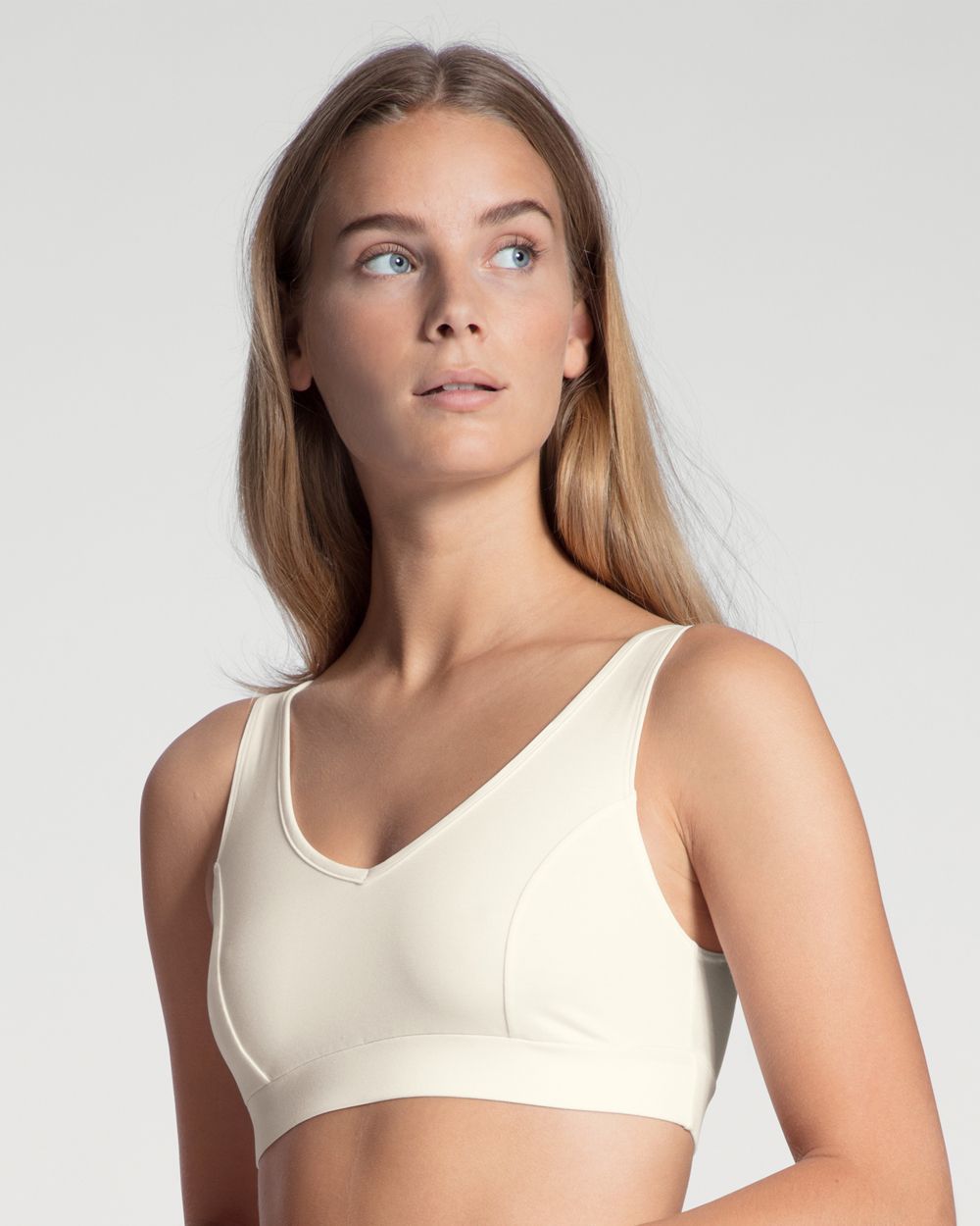 Calida 100 Percent Nature Bustier in white