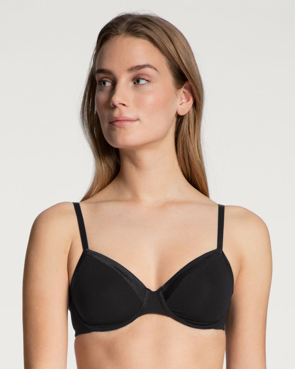 Calida Cate Unlined Underwire Bra in black