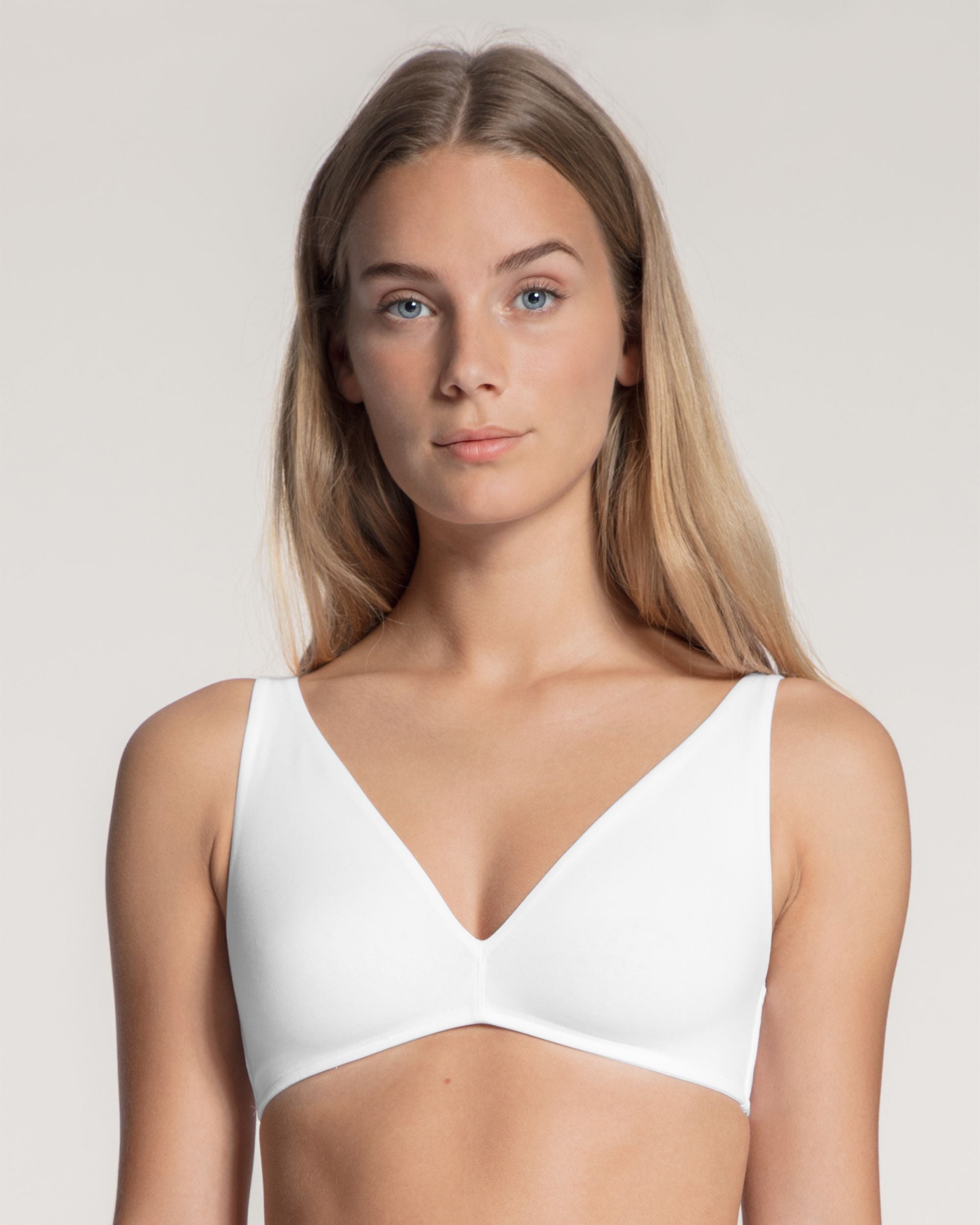 Calida Natural Comfort Soft Bra in white