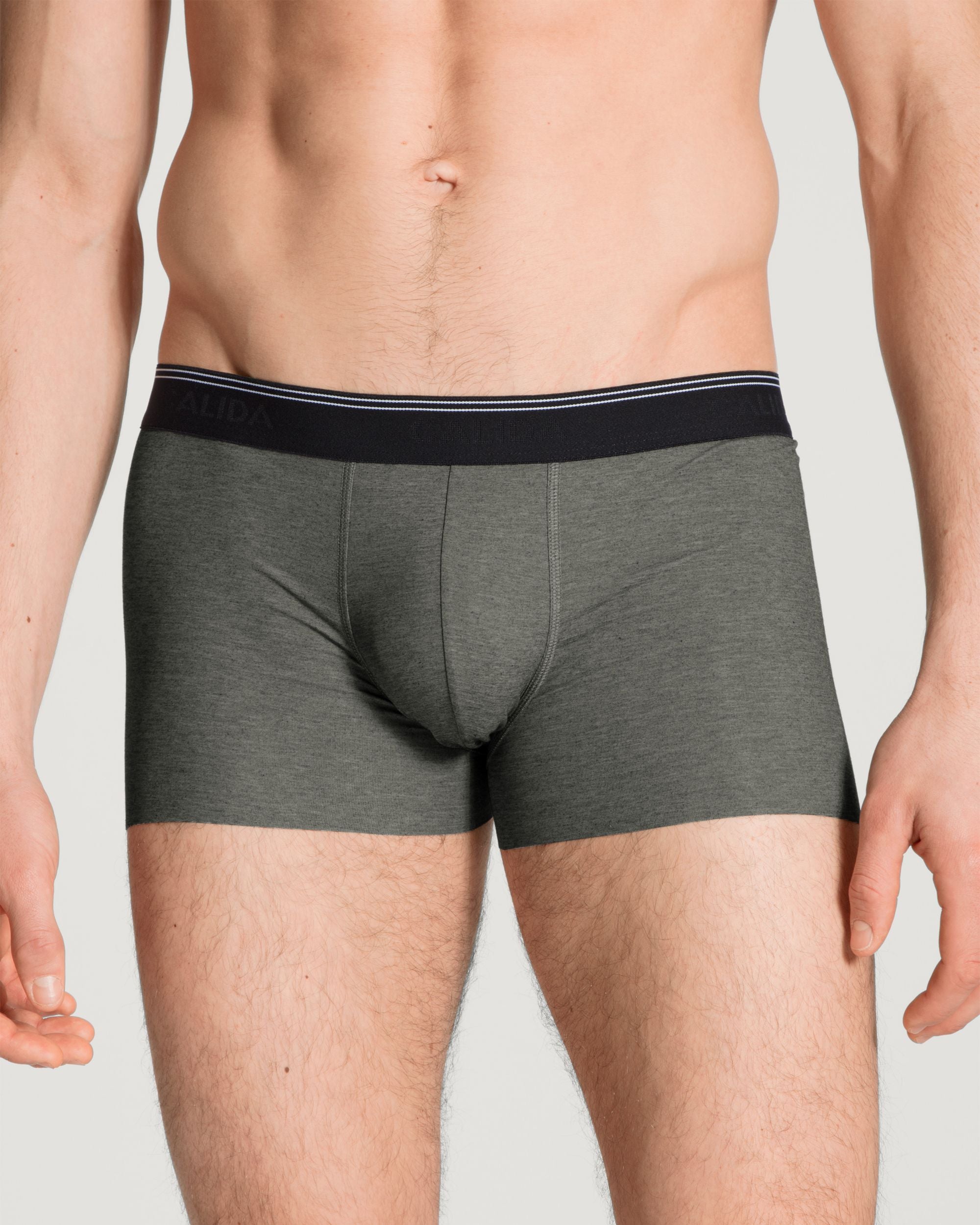 Calida Fresh Cotton Boxer Brief in gray