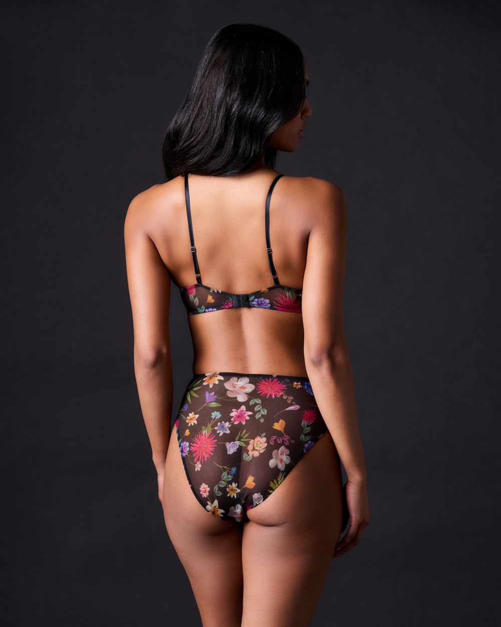 Only Hearts Sylvie Retro Bra in black