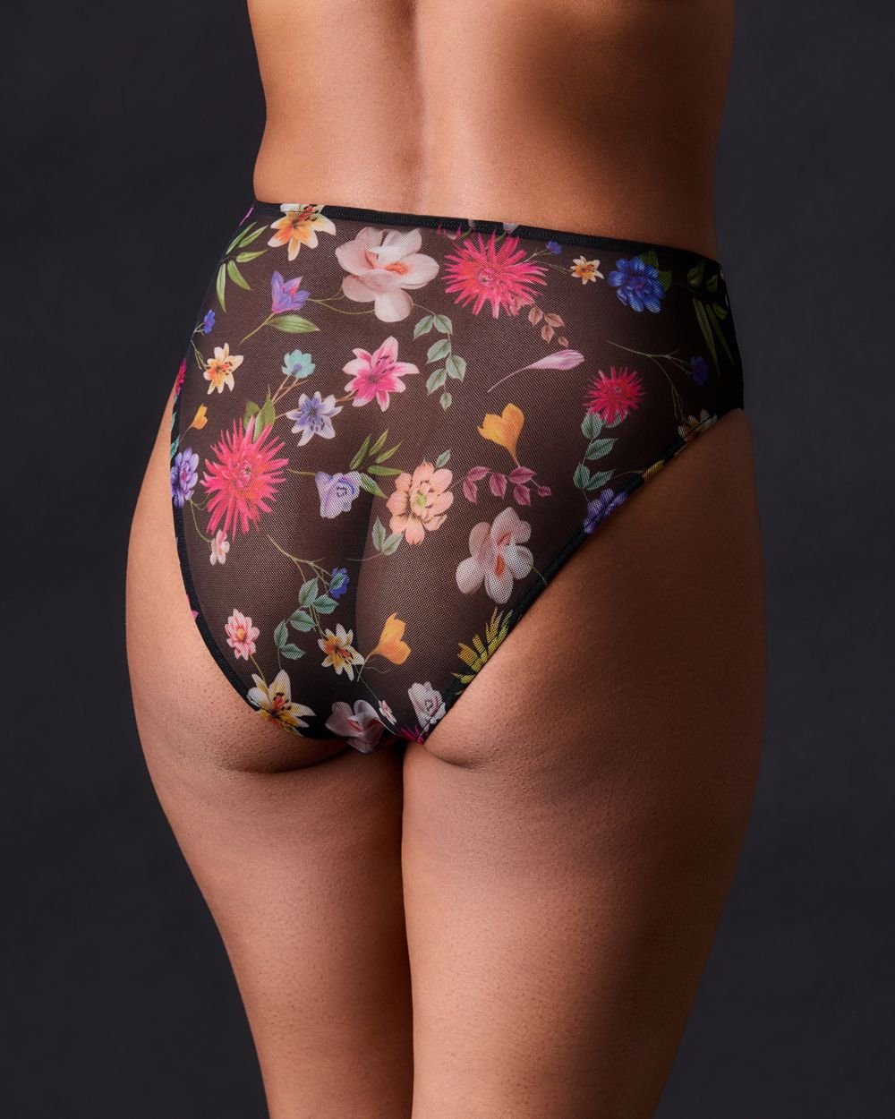 Only Hearts Sylvie Hi-Cut Brief in black