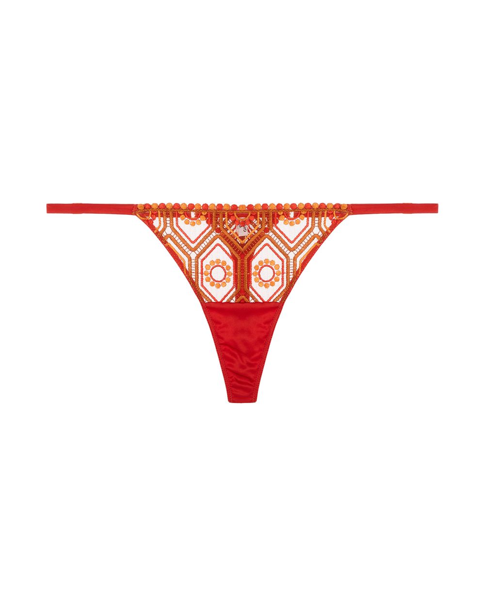 Studio Pia Aretha Strap Thong in red