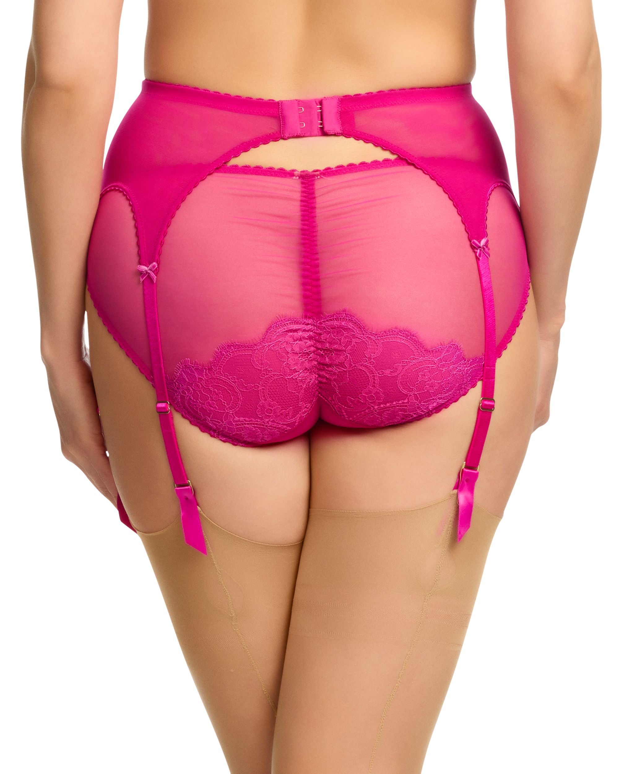 Dita Von Teese Muse Suspender Belt in pink