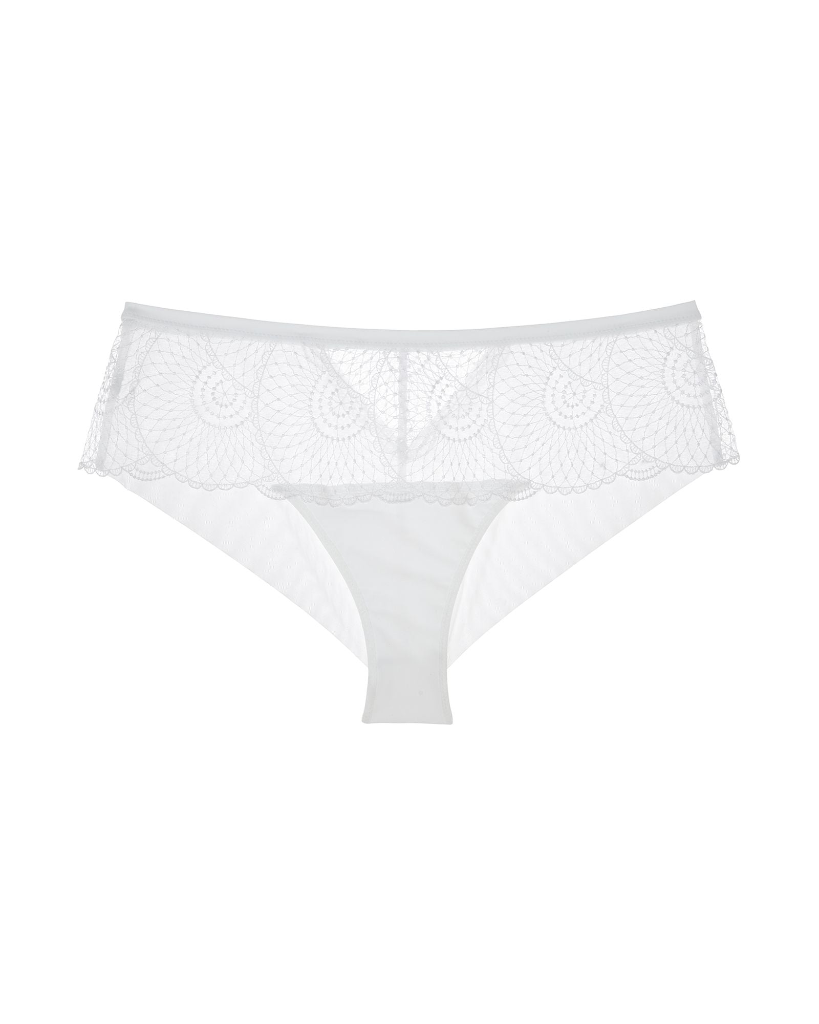 Simone Perele Reflet Boyshort in white