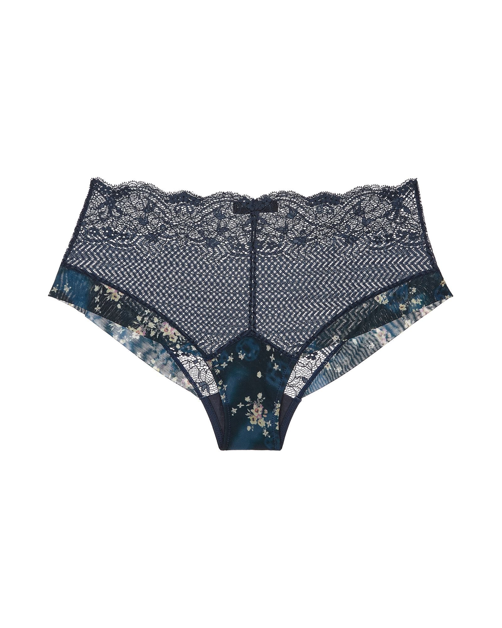 Samantha Chang Flaunt Tuxedo Boyshort in blue