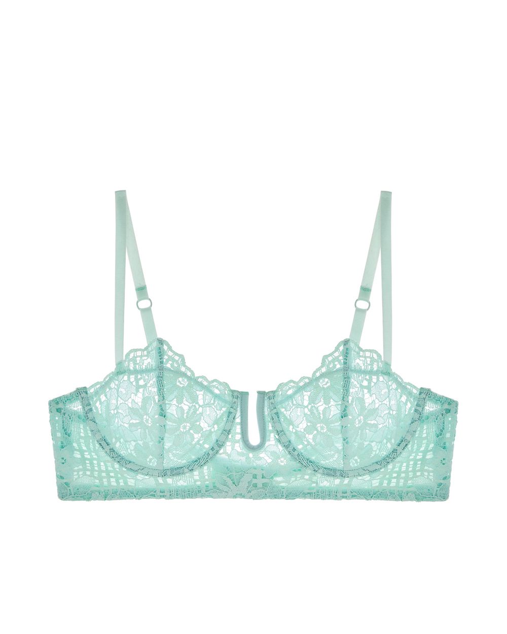 Free People Intimately FP Made You Look Balconette Bra in blue