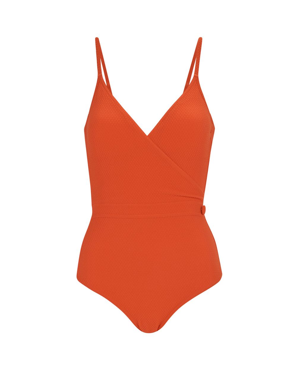 Simone Perele Crossover One Piece Swimsuit in orange