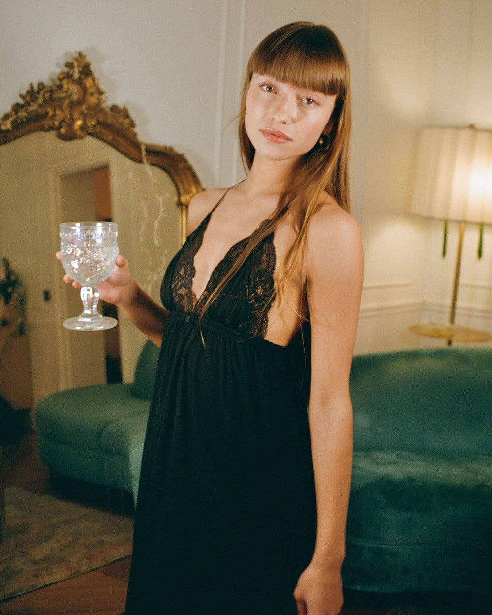 Journelle Emma Long Chemise in black