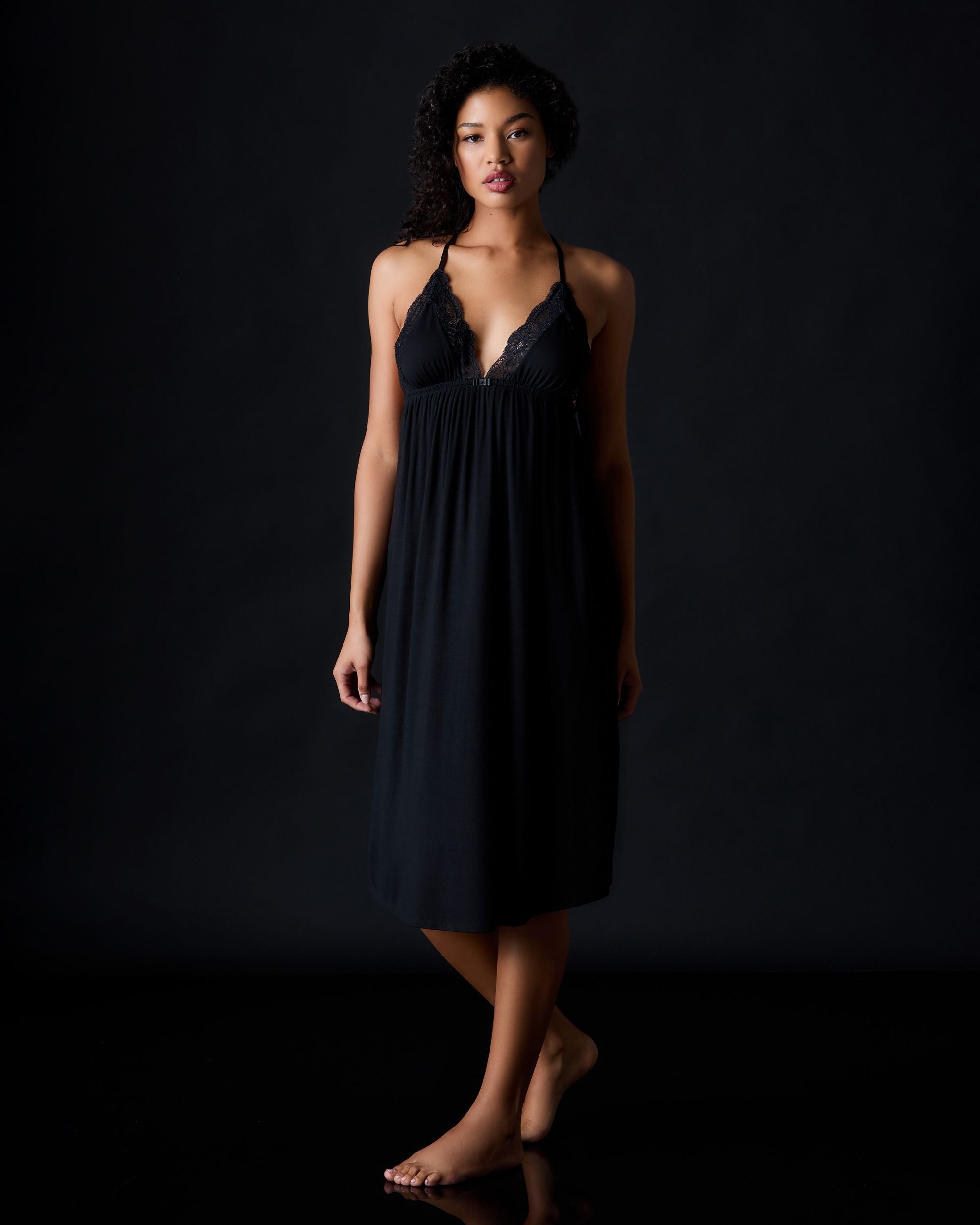 Journelle Emma Long Chemise in black