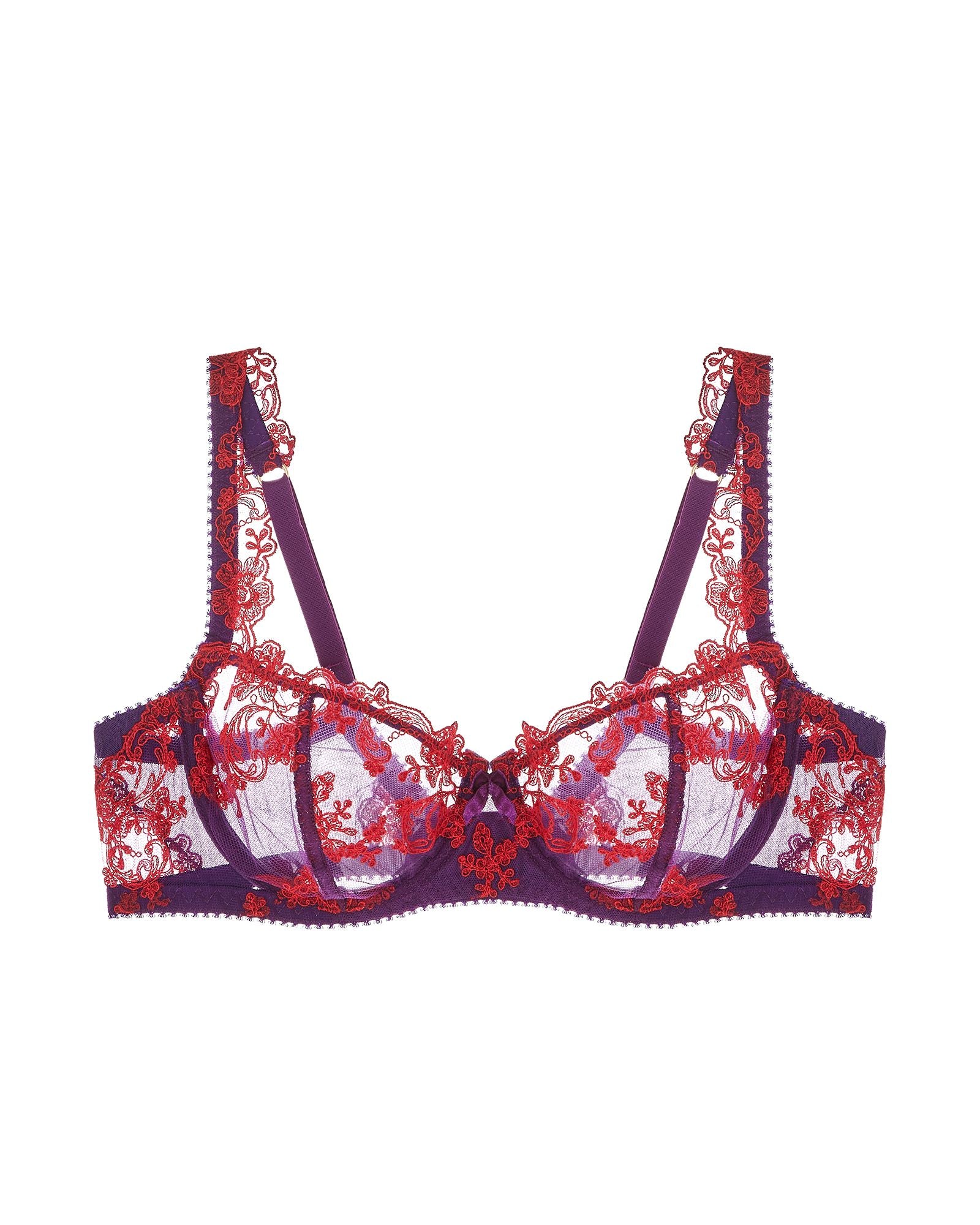 Journelle Cristiana Balconette Bra in purple