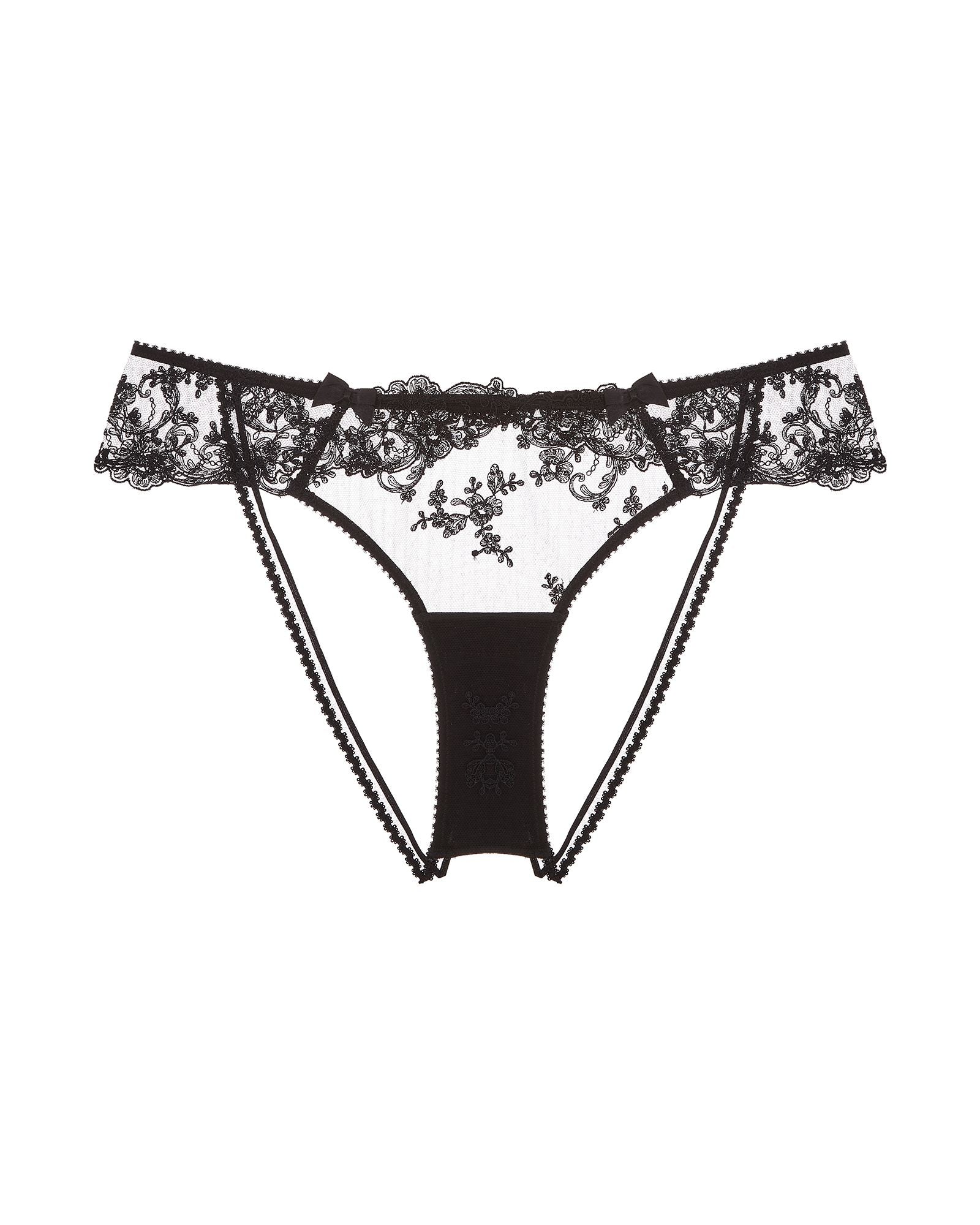 Journelle Cristiana Ouvert in black