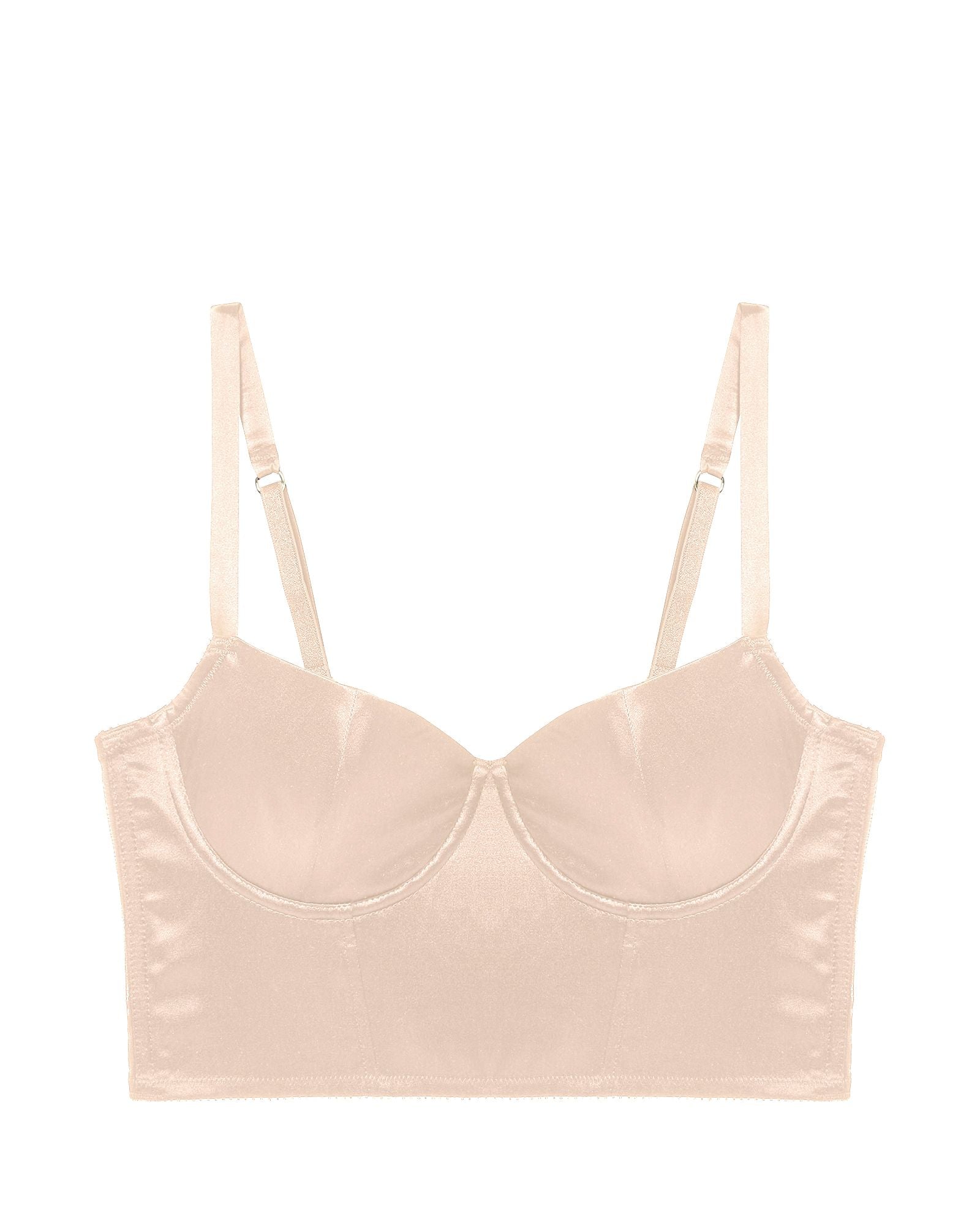 Journelle Iris Underwire Crop Bustier in pink