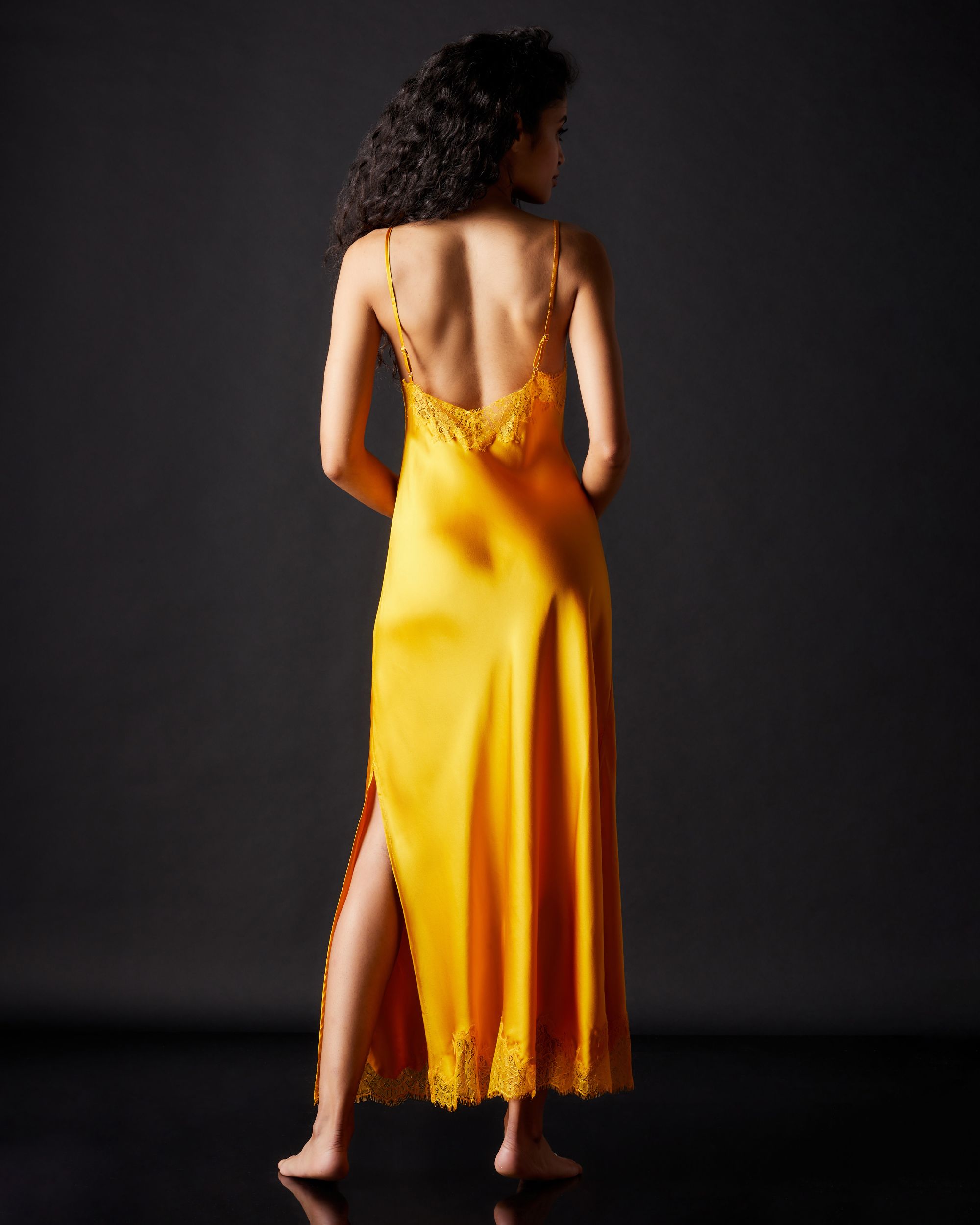 Journelle Charlotte Long Slip in yellow