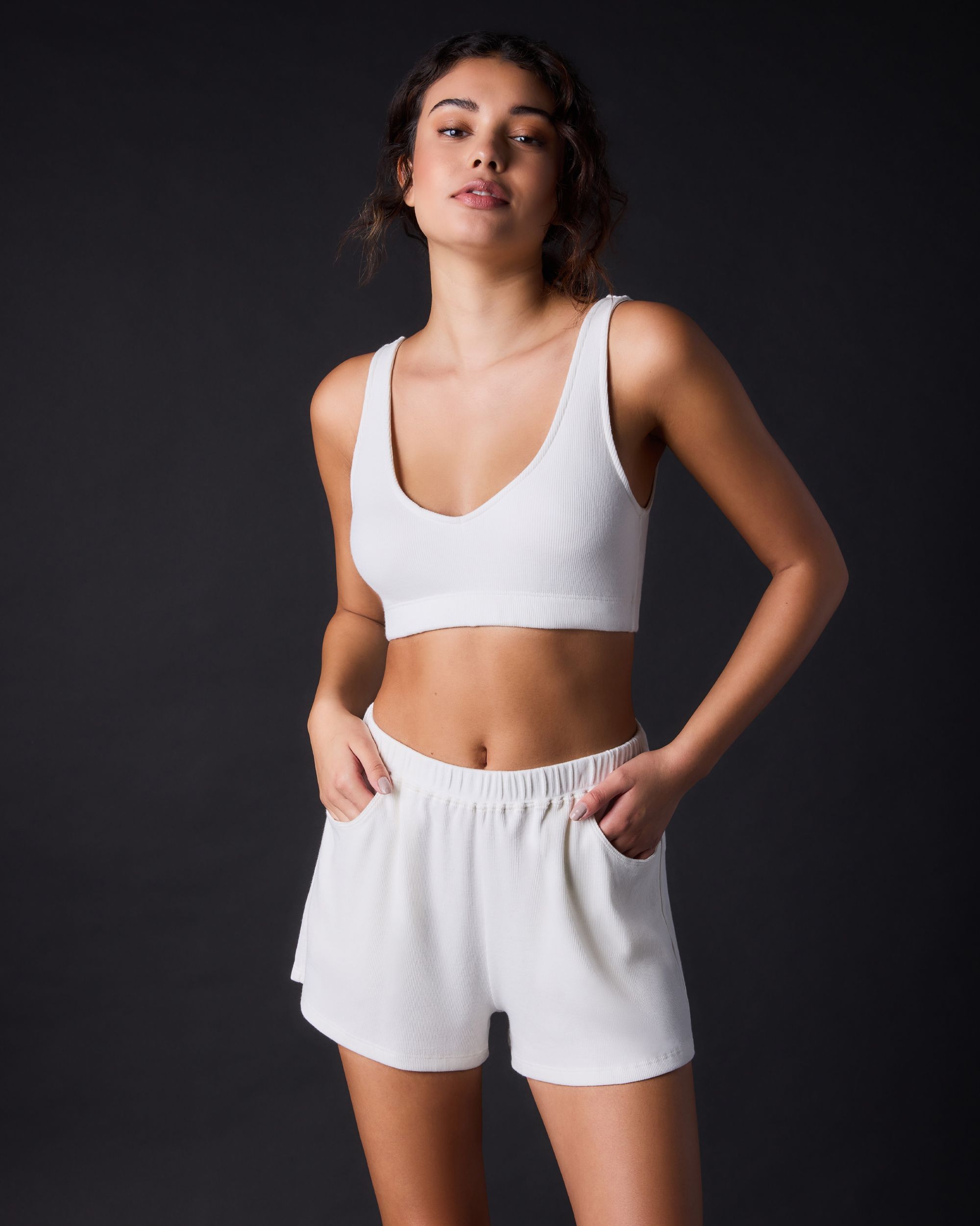 Journelle Kaia Bralette in white