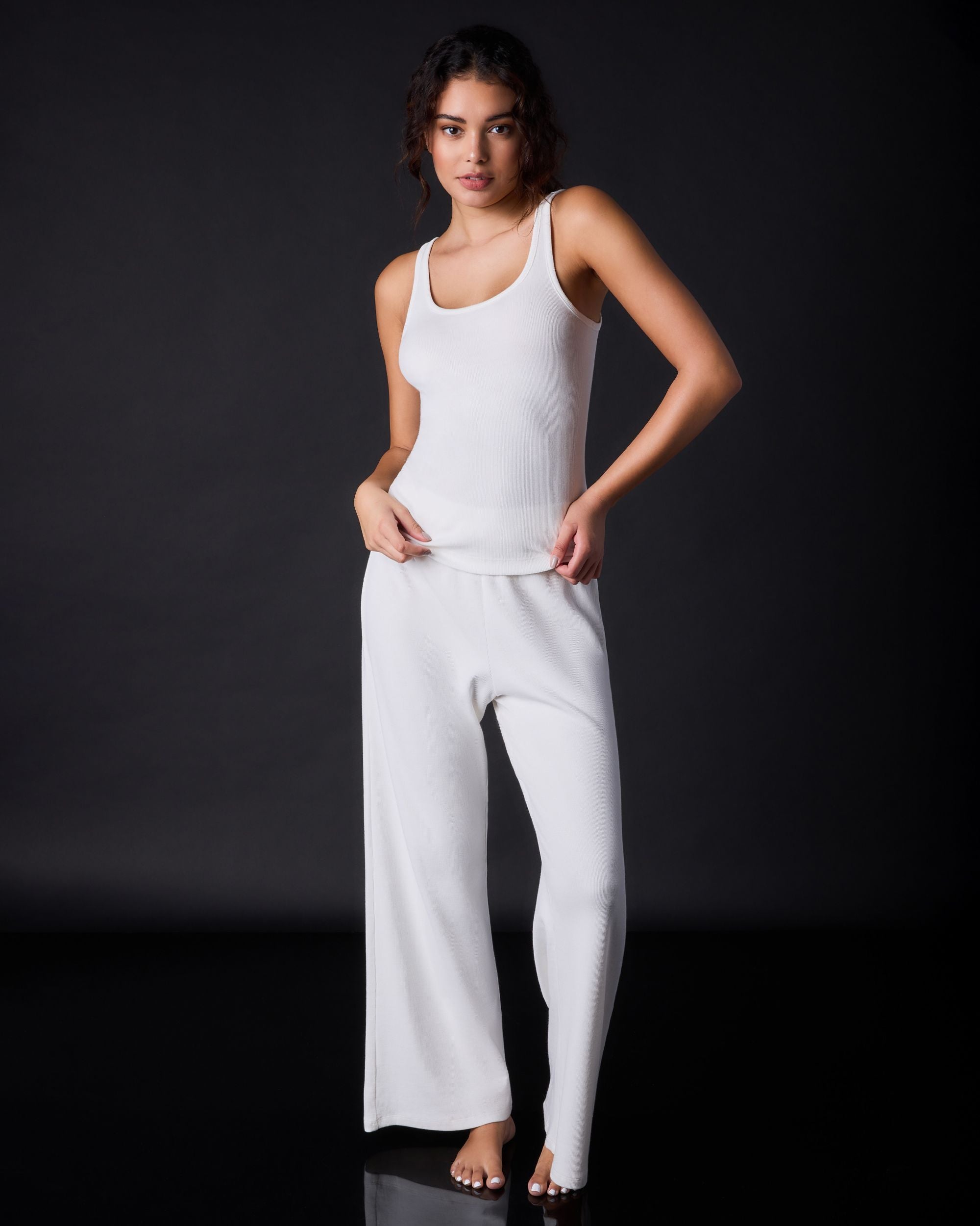 Journelle Kaia Pant in white