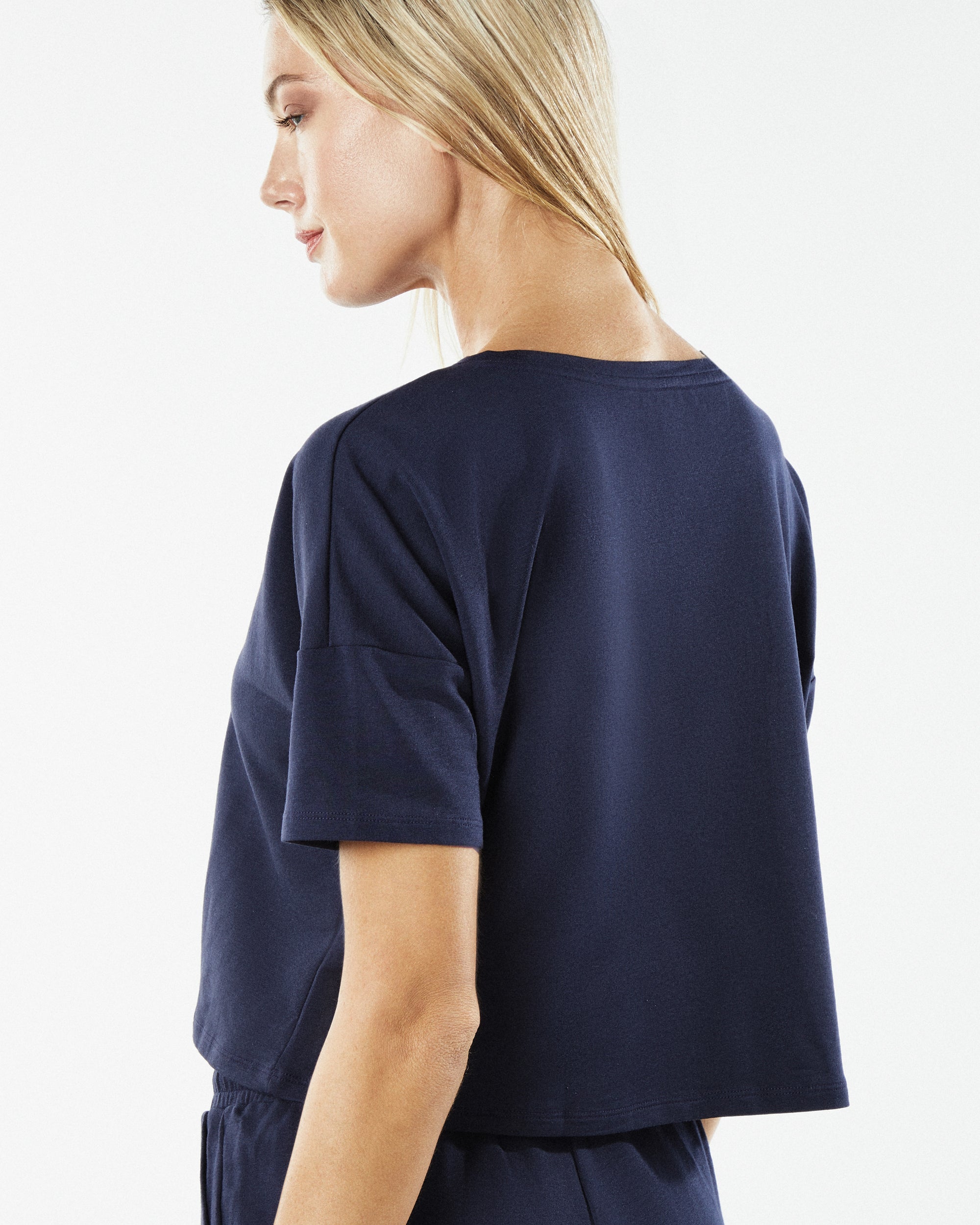 Journelle Portia Boxy Tee in blue
