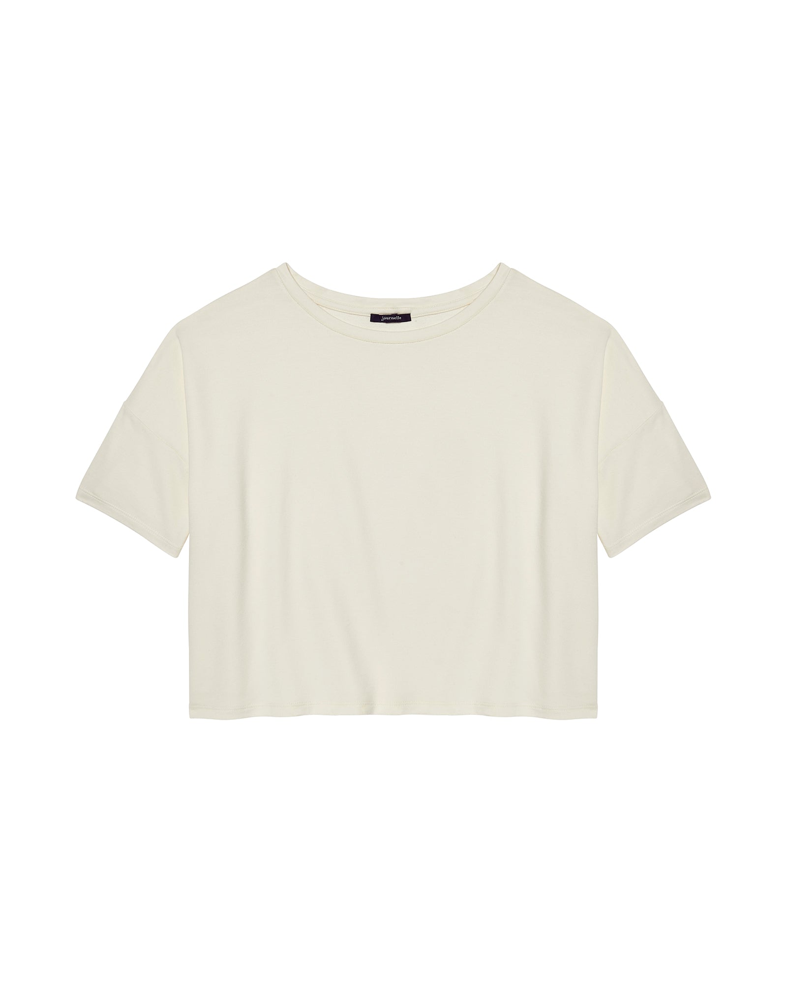Journelle Portia Boxy Tee in white