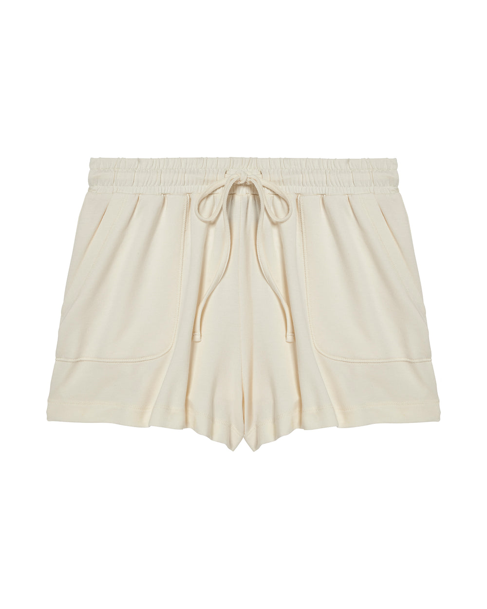 Journelle Portia Boxy Lounge Short in white