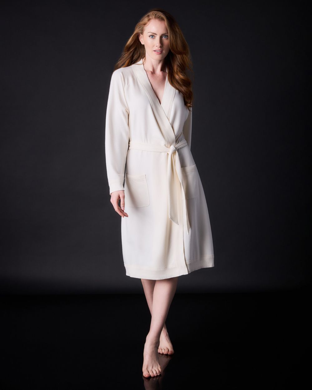 Journelle Portia Robe in white