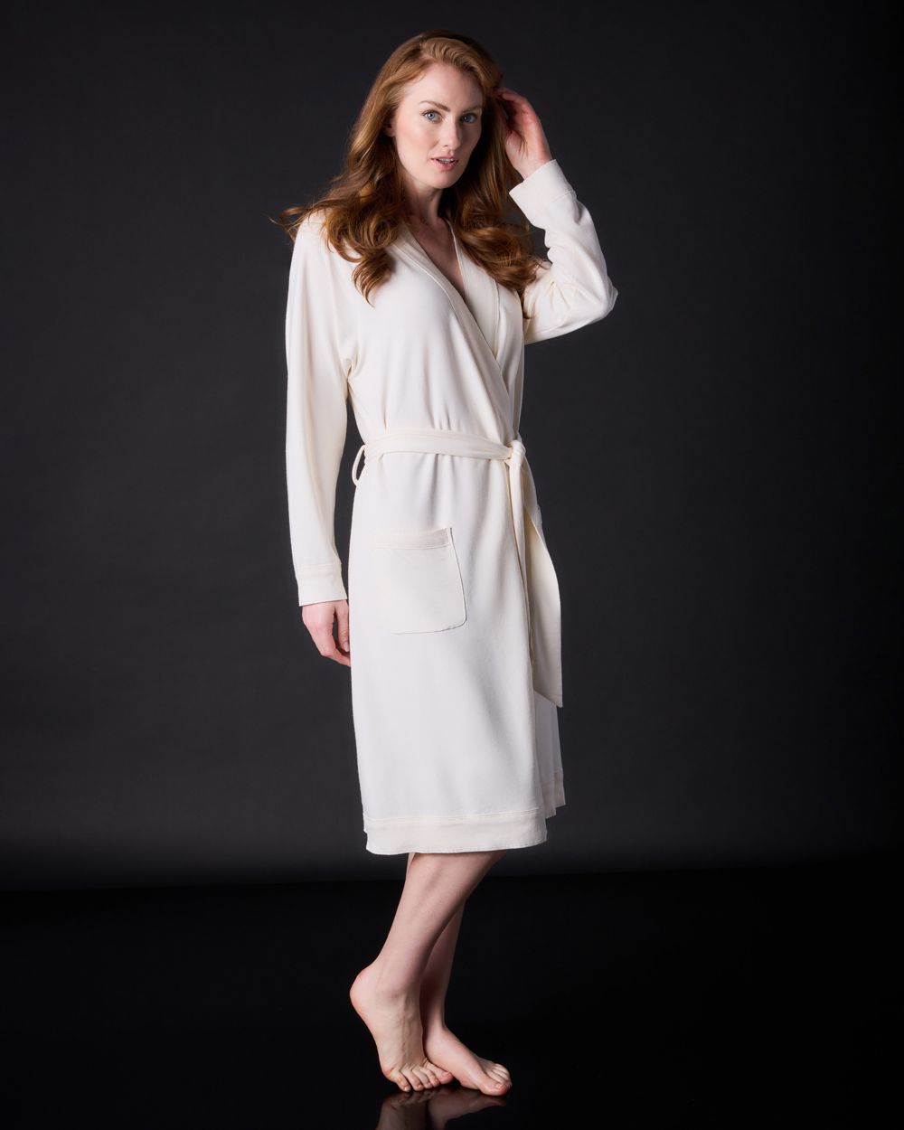 Journelle Portia Robe in white