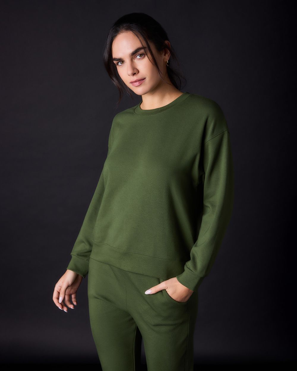 Journelle Sienna Sweatshirt in green