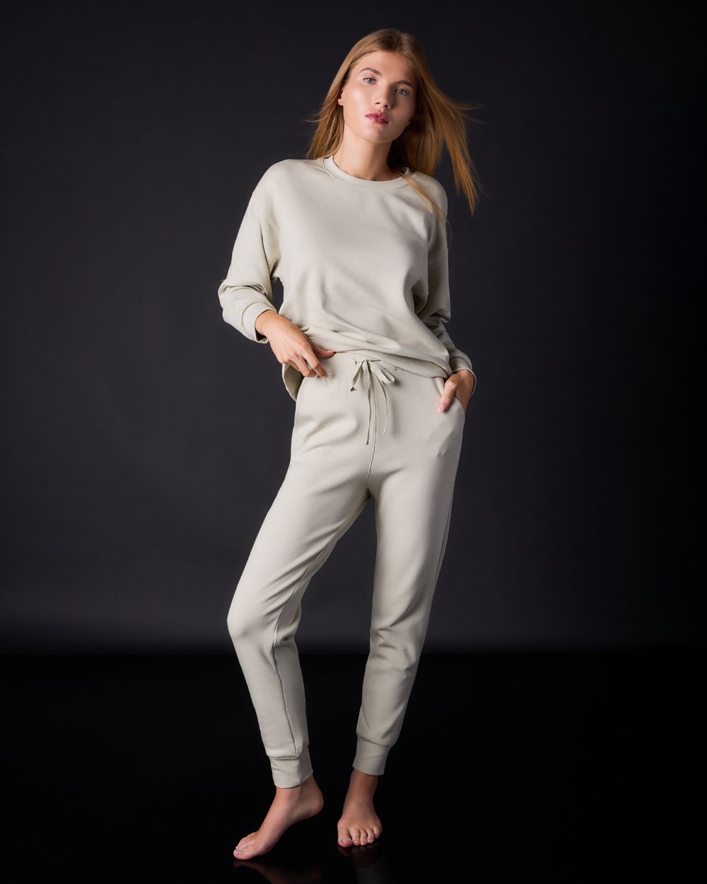 Journelle Sienna Jogger in beige