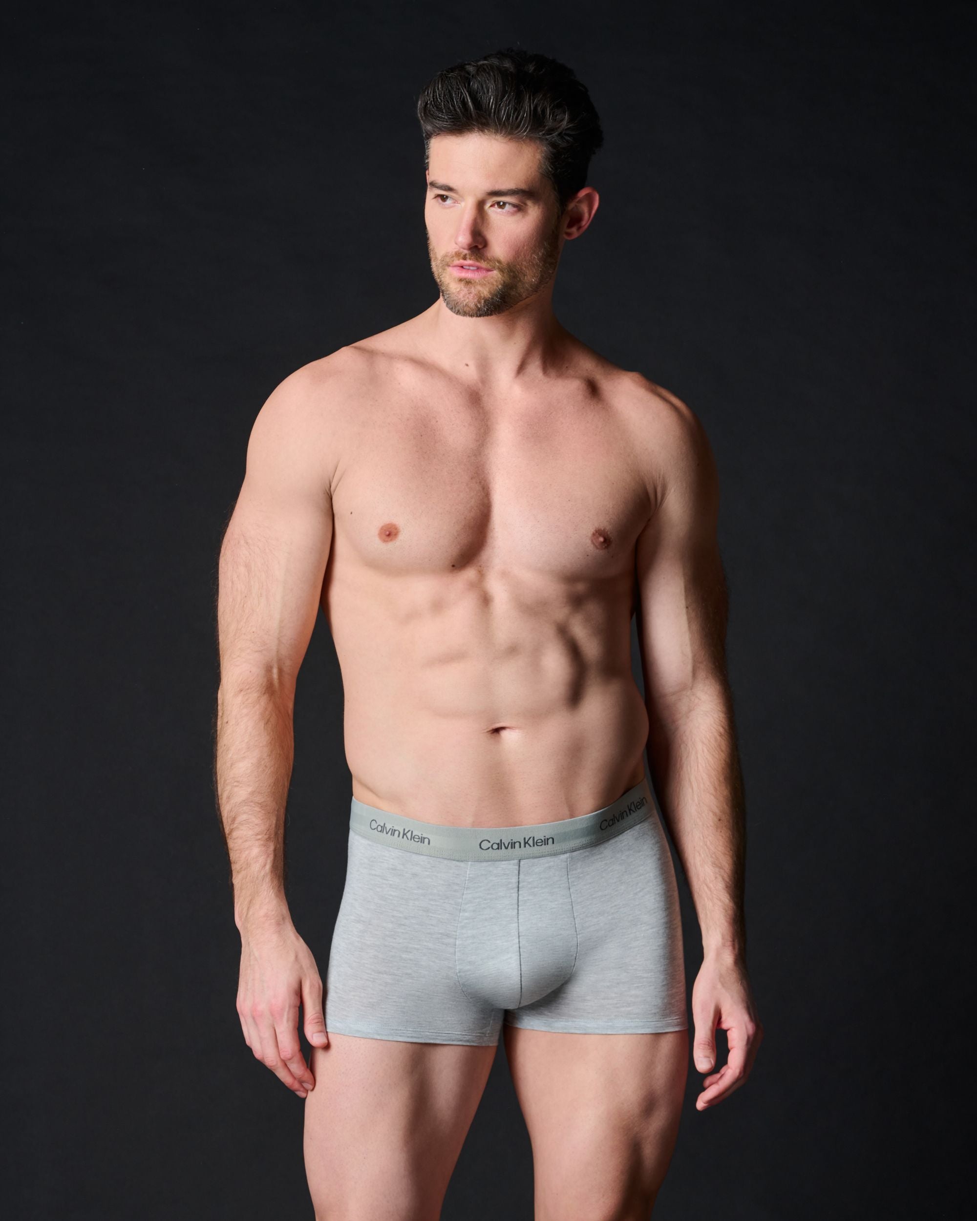 Calvin Klein Ultra Soft Modern Trunk in gray