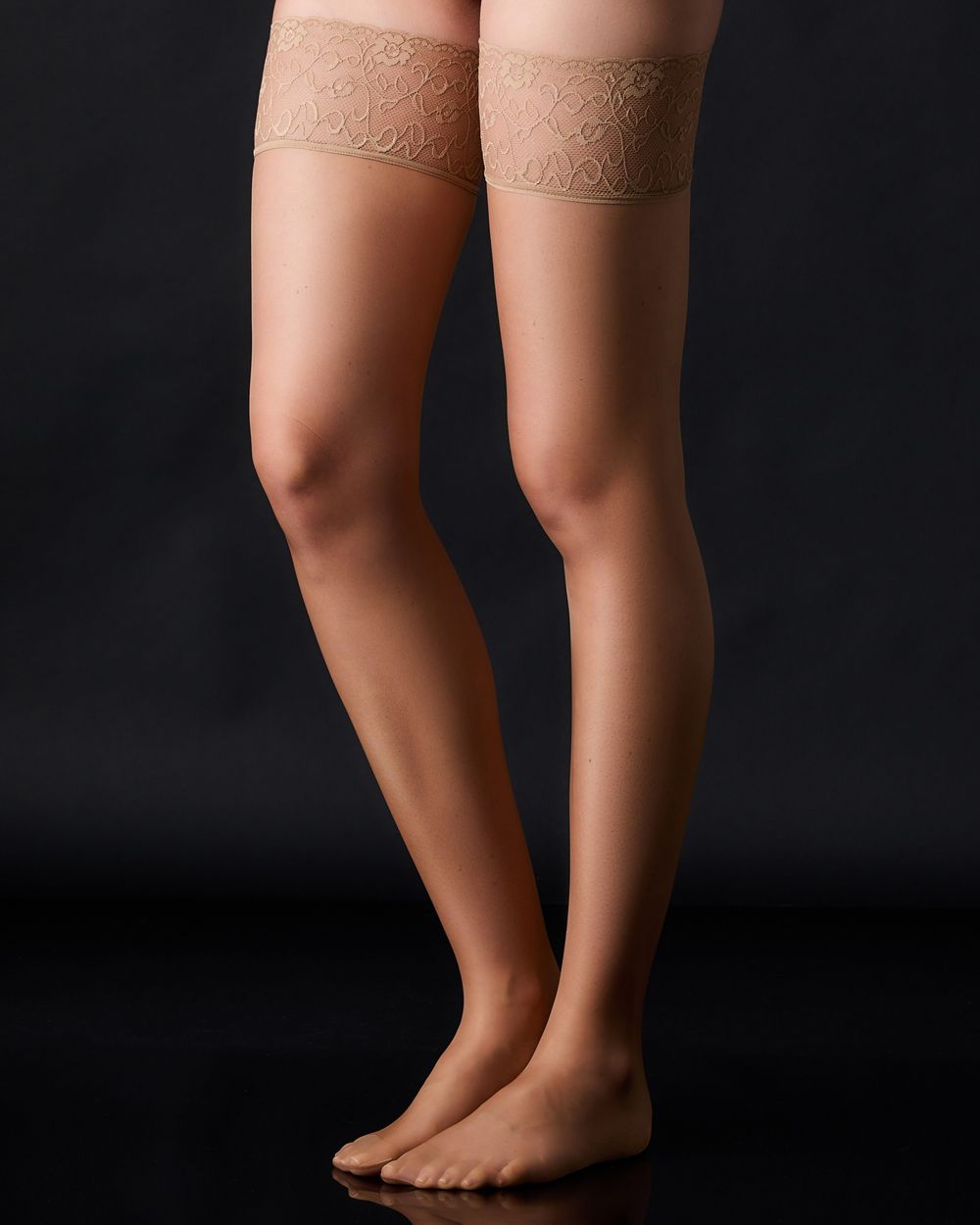 Falke Seidenglatt 15 Stocking in beige