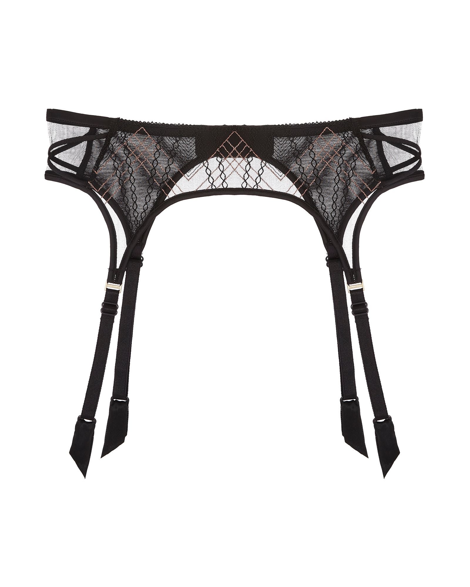 Chantelle Memento Garter Belt in black