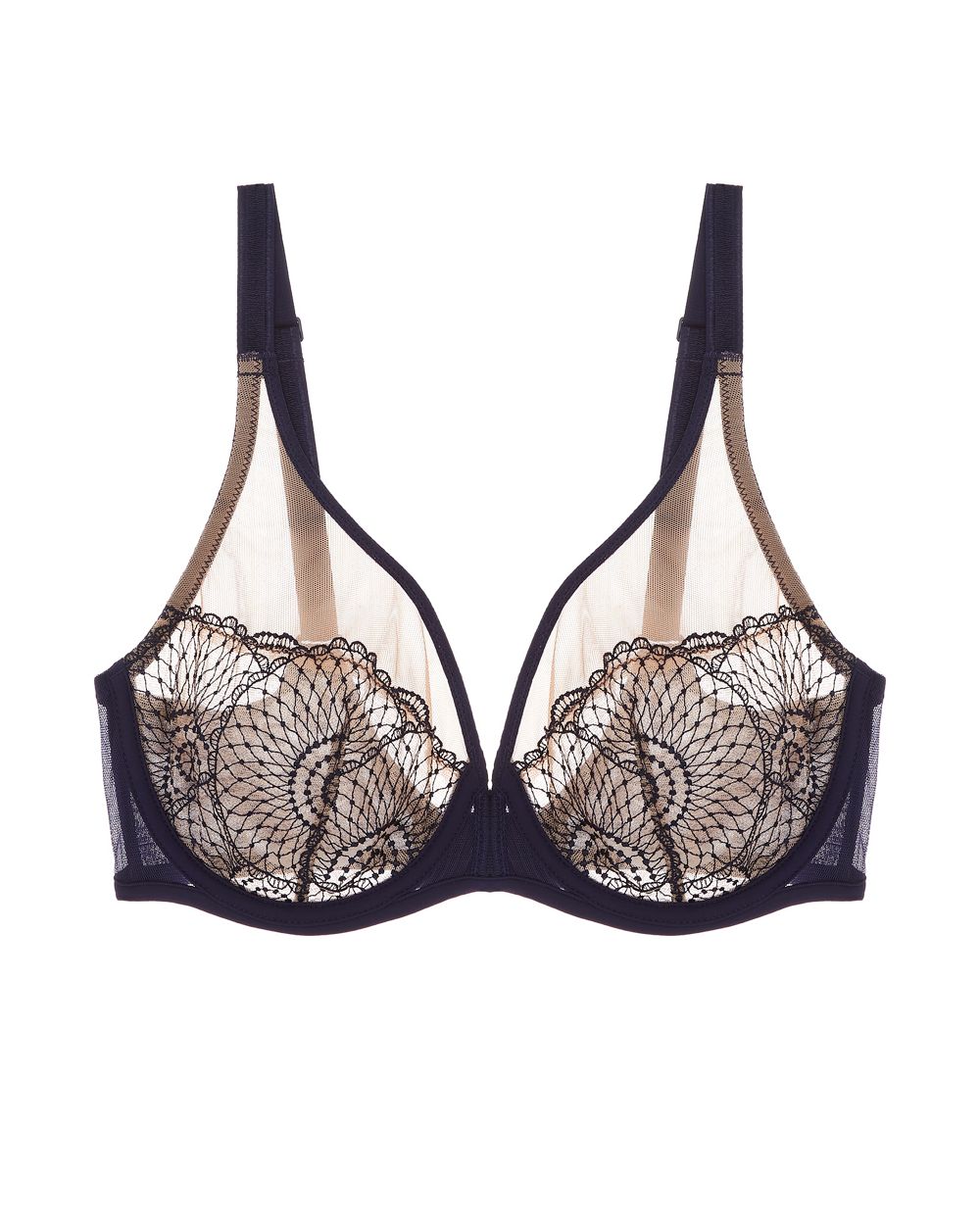 Simone Perele Reflet Plunge Underwire in blue