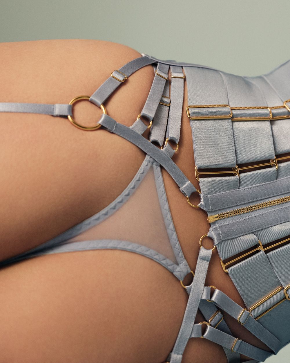 Bordelle Kora Thong in blue