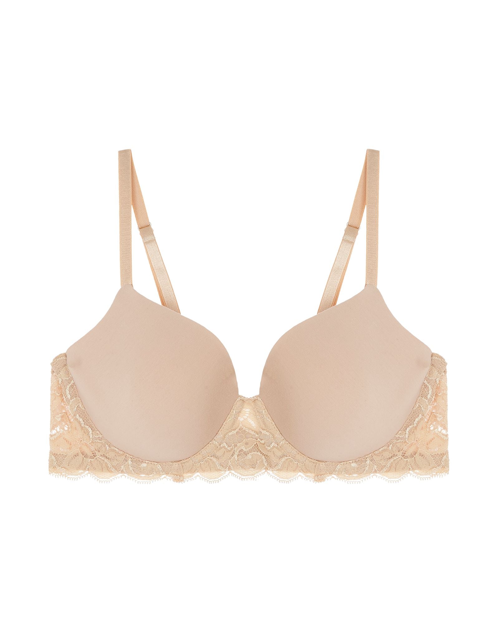 Hanro Luxury Moments T-Shirt Bra in beige