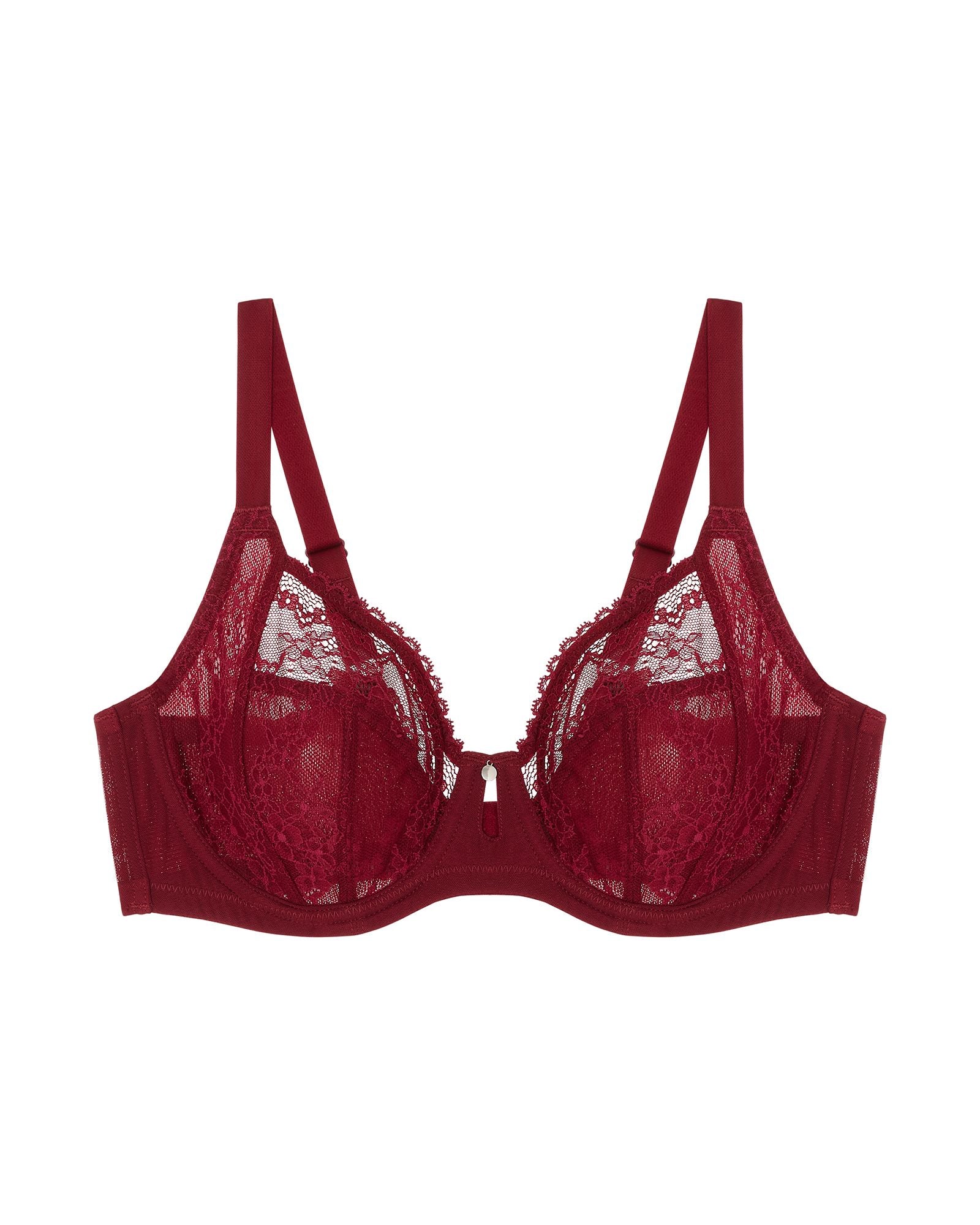 Cleo Alexis Low Front Balconette in red