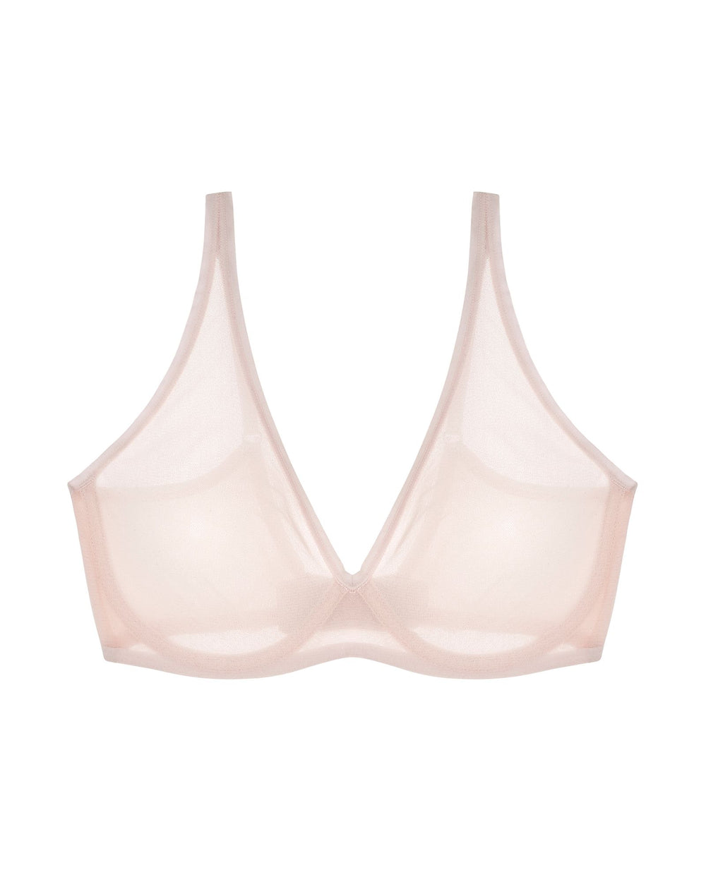 OnGossamer Mesh Unlined Underwire Bra in beige