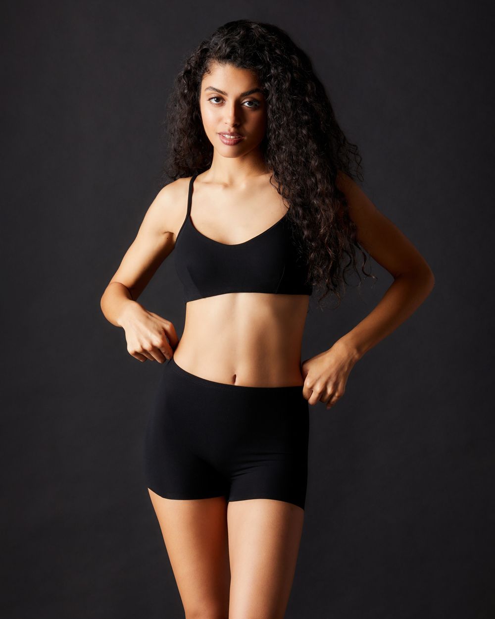 Collezione Privata Camelia Modal Bralette in black