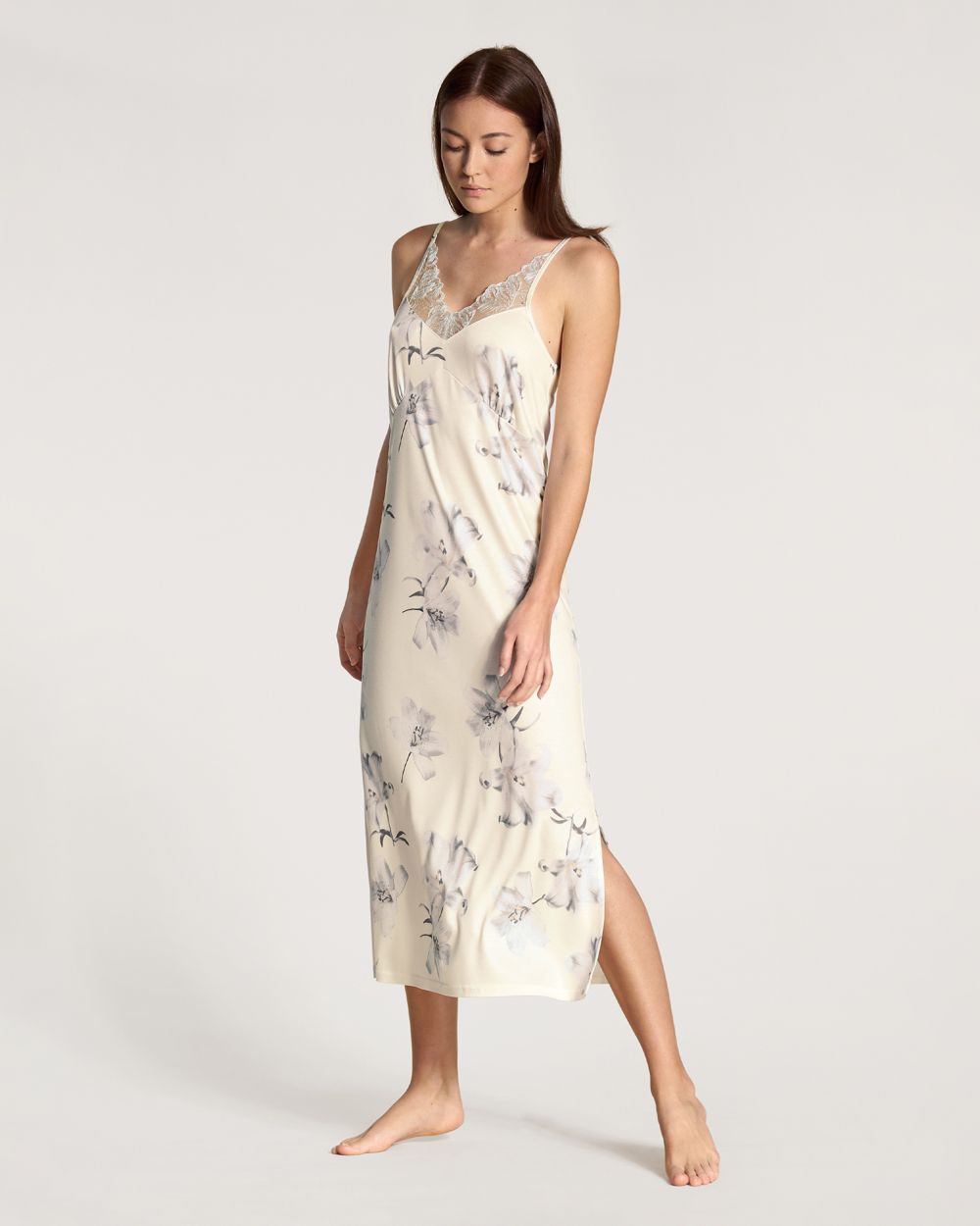 Calida Moonlight Dreams Spaghetti Nightshirt in white