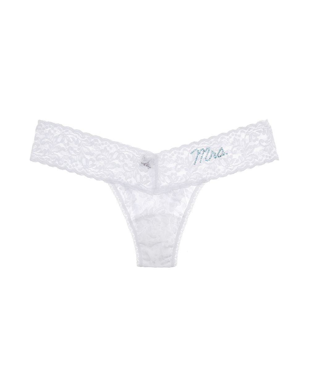 Hanky Panky "Mrs" Low-Rise Thong in white
