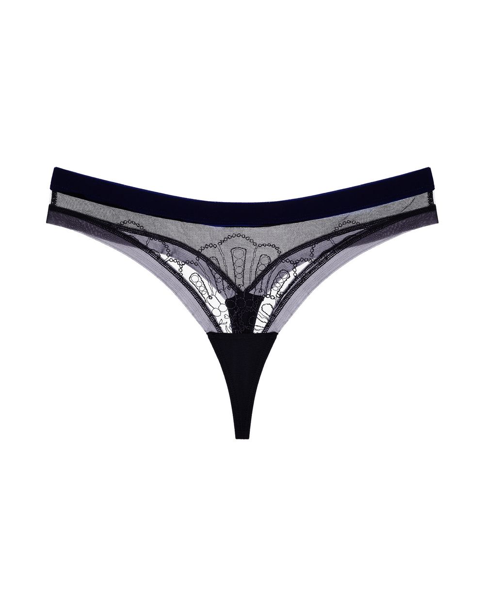 The Underargument For Dreaming Against Sleeping Thong in blue