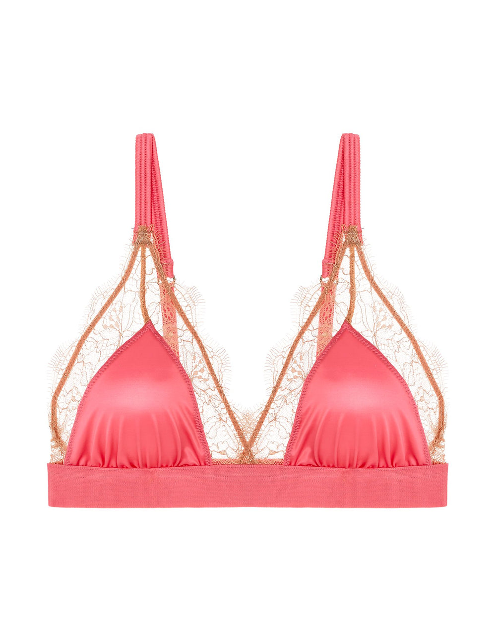 Love Stories Love Lace Bralette in pink